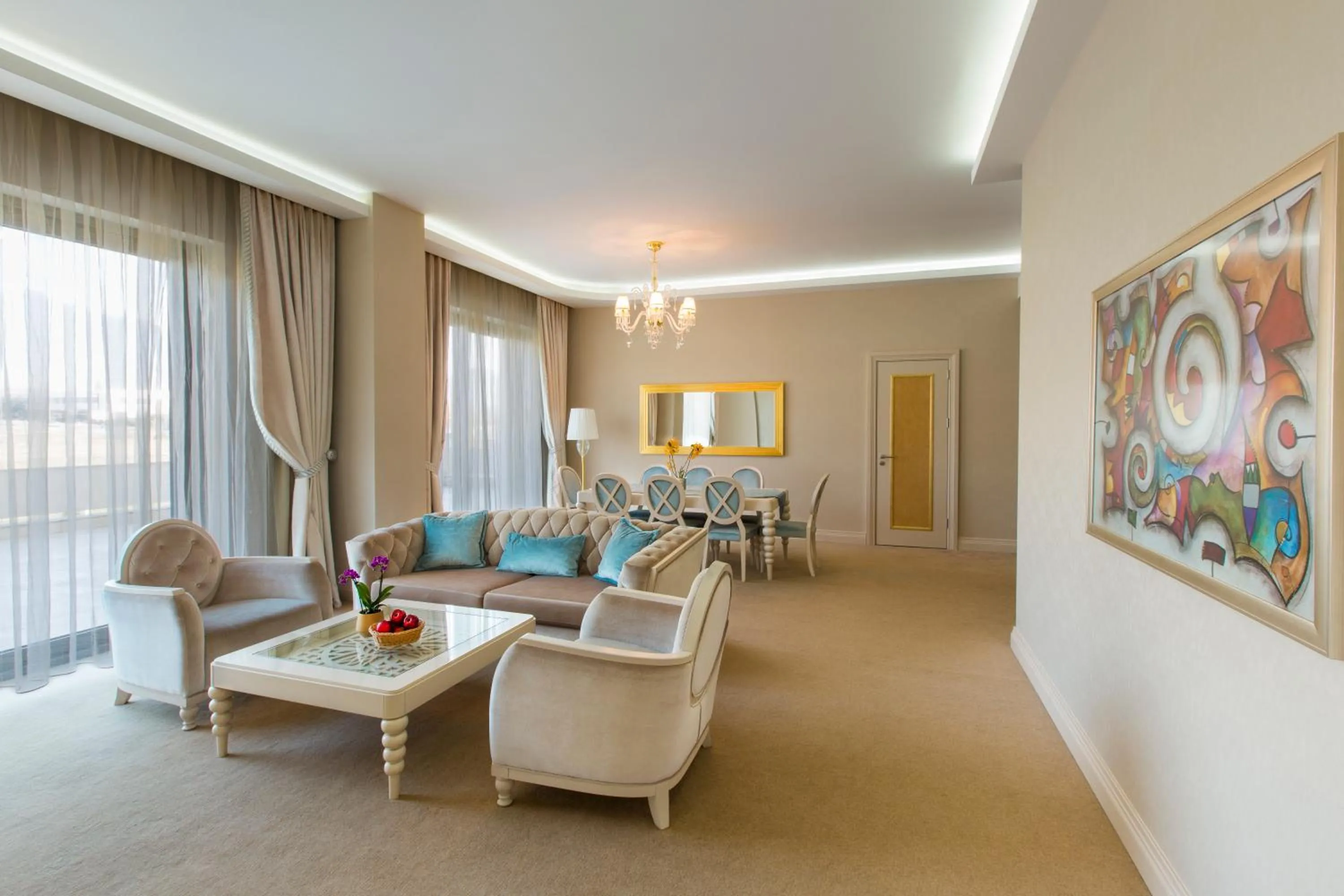 Living room in Gabala Garden Hotel