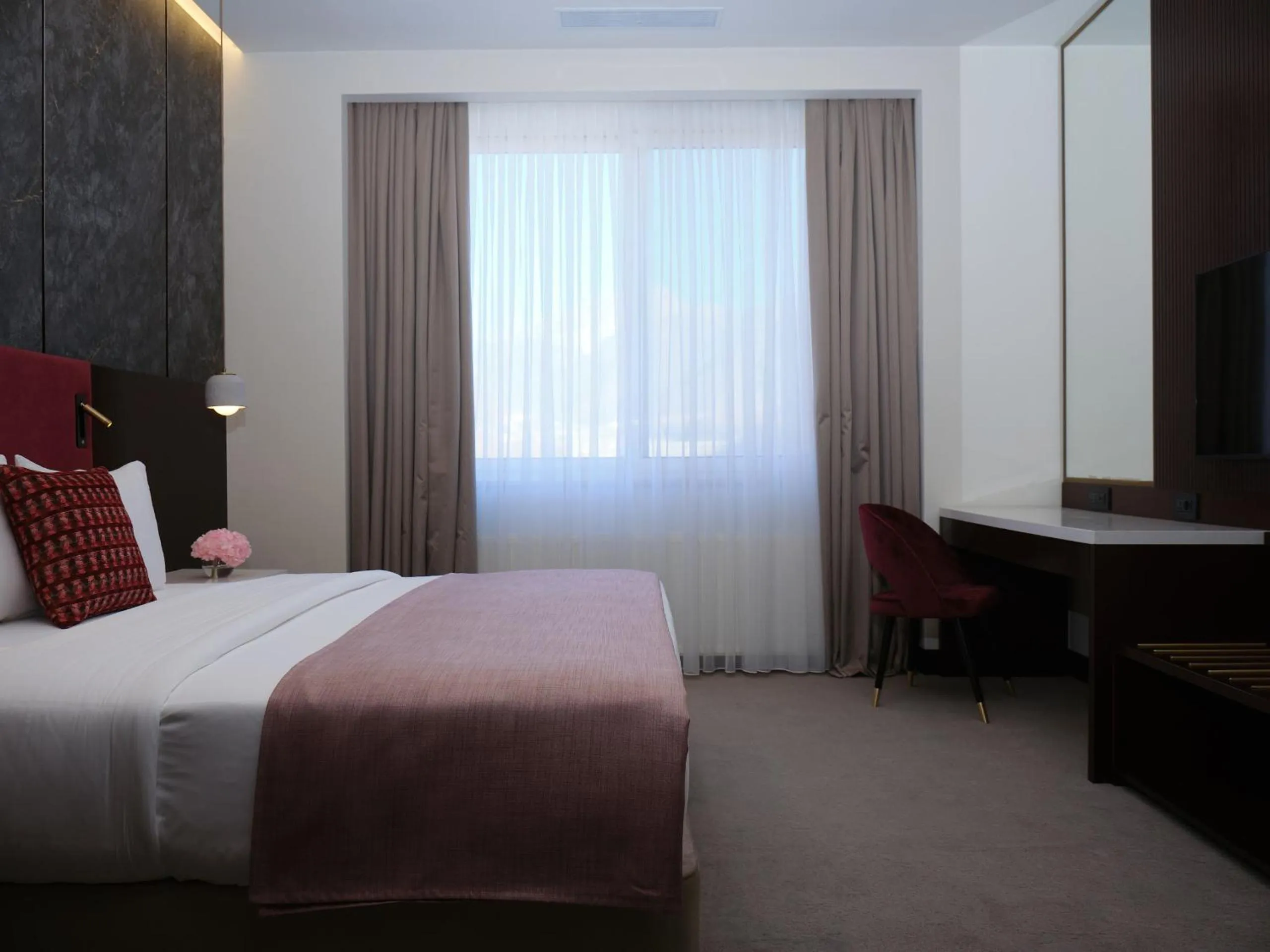 Bedroom, Bed in Qafqaz Riverside Hotel