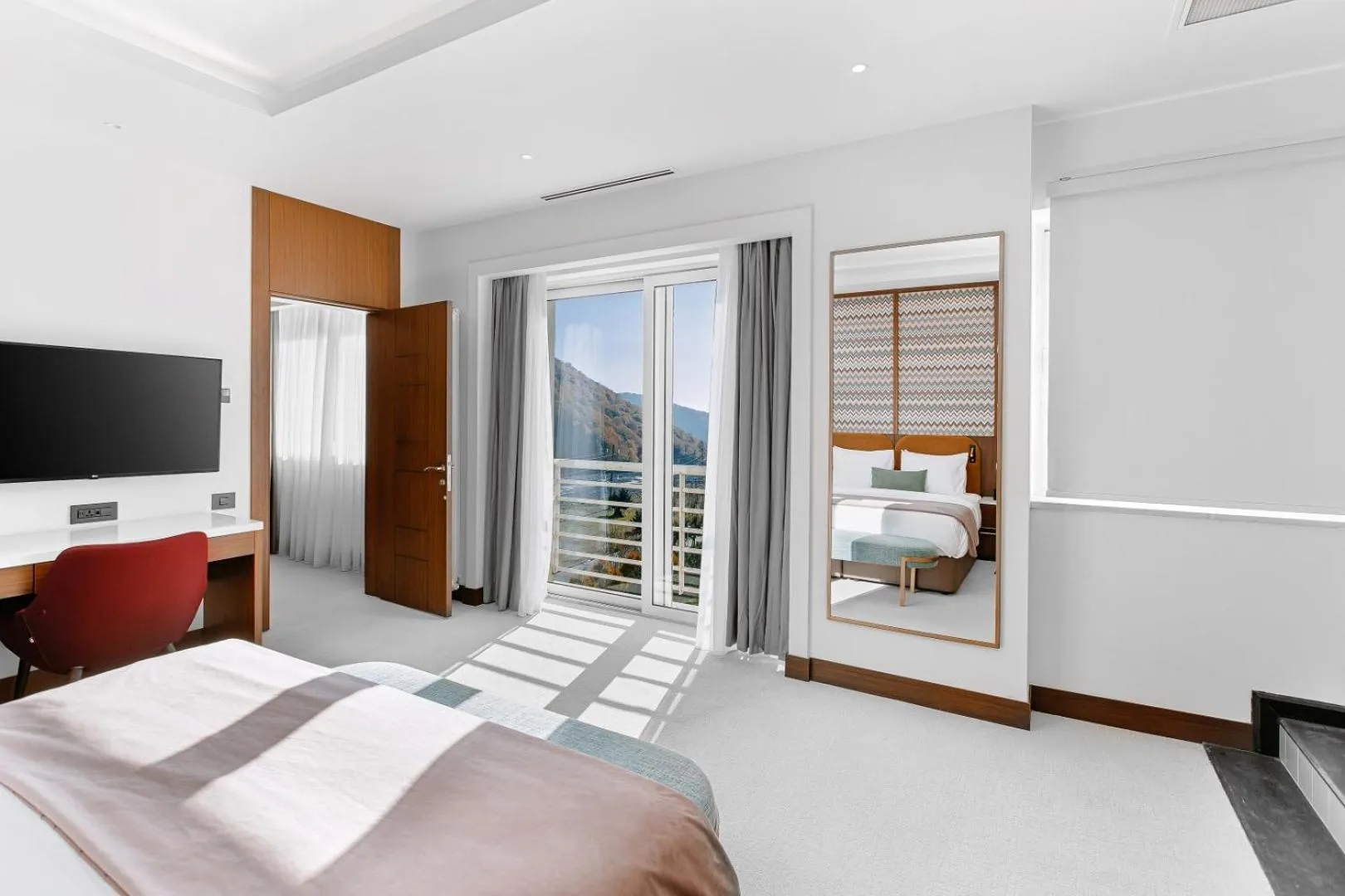 Bedroom, Bed in Qafqaz Riverside Hotel