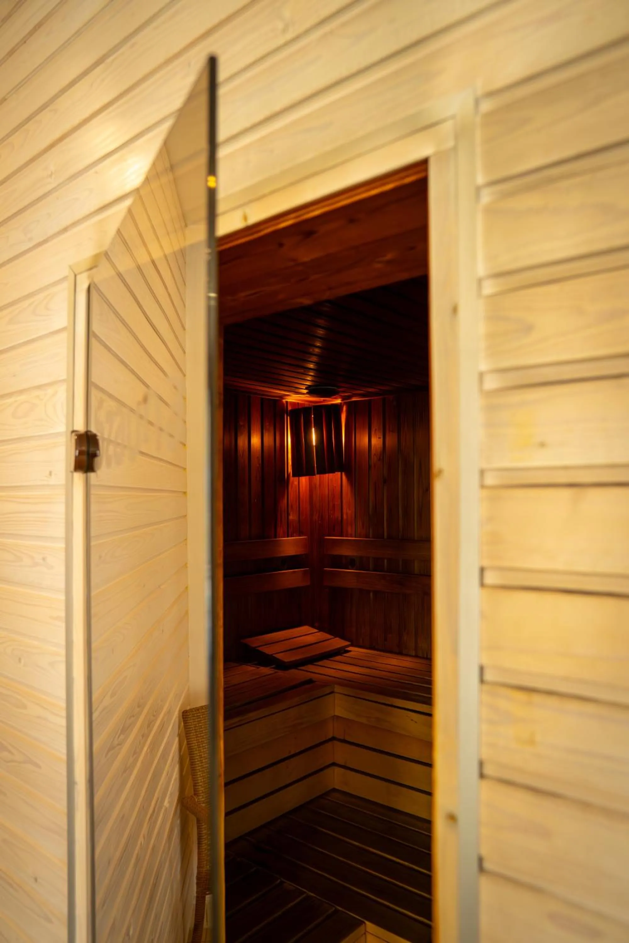 Sauna in Szépia Bio and Art Hotel