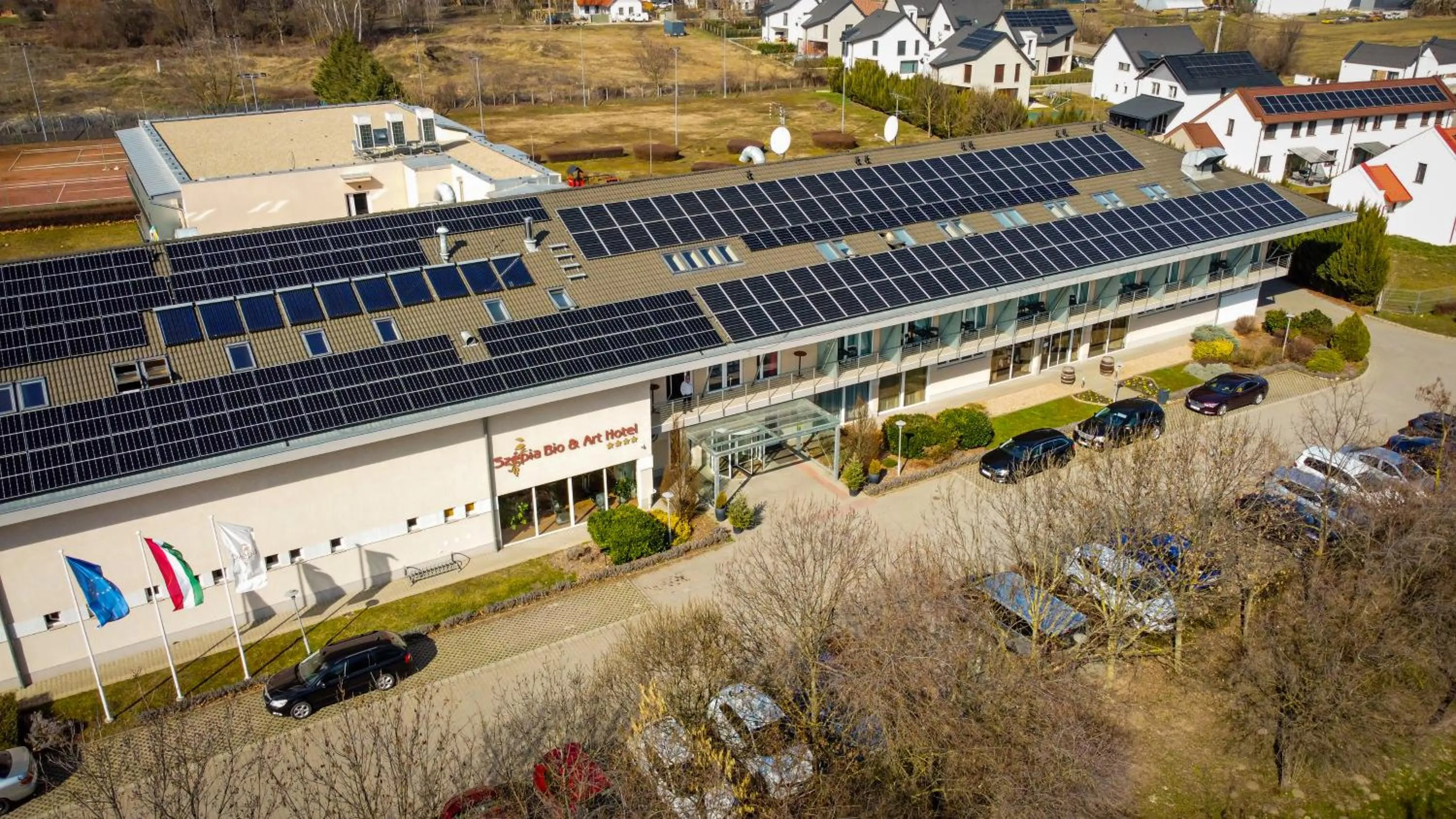 Property building in Szépia Bio and Art Hotel