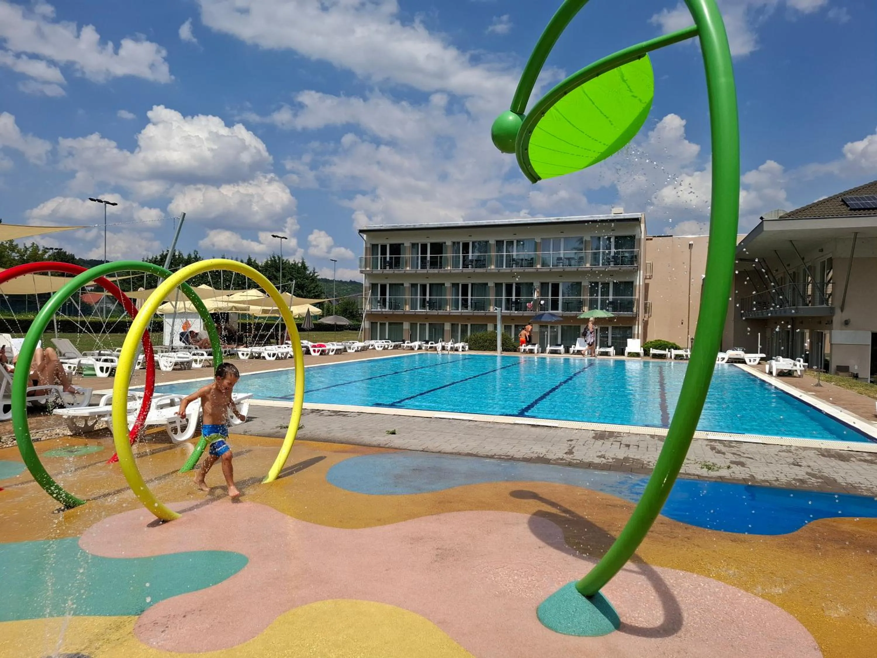 Swimming pool in Szépia Bio and Art Hotel