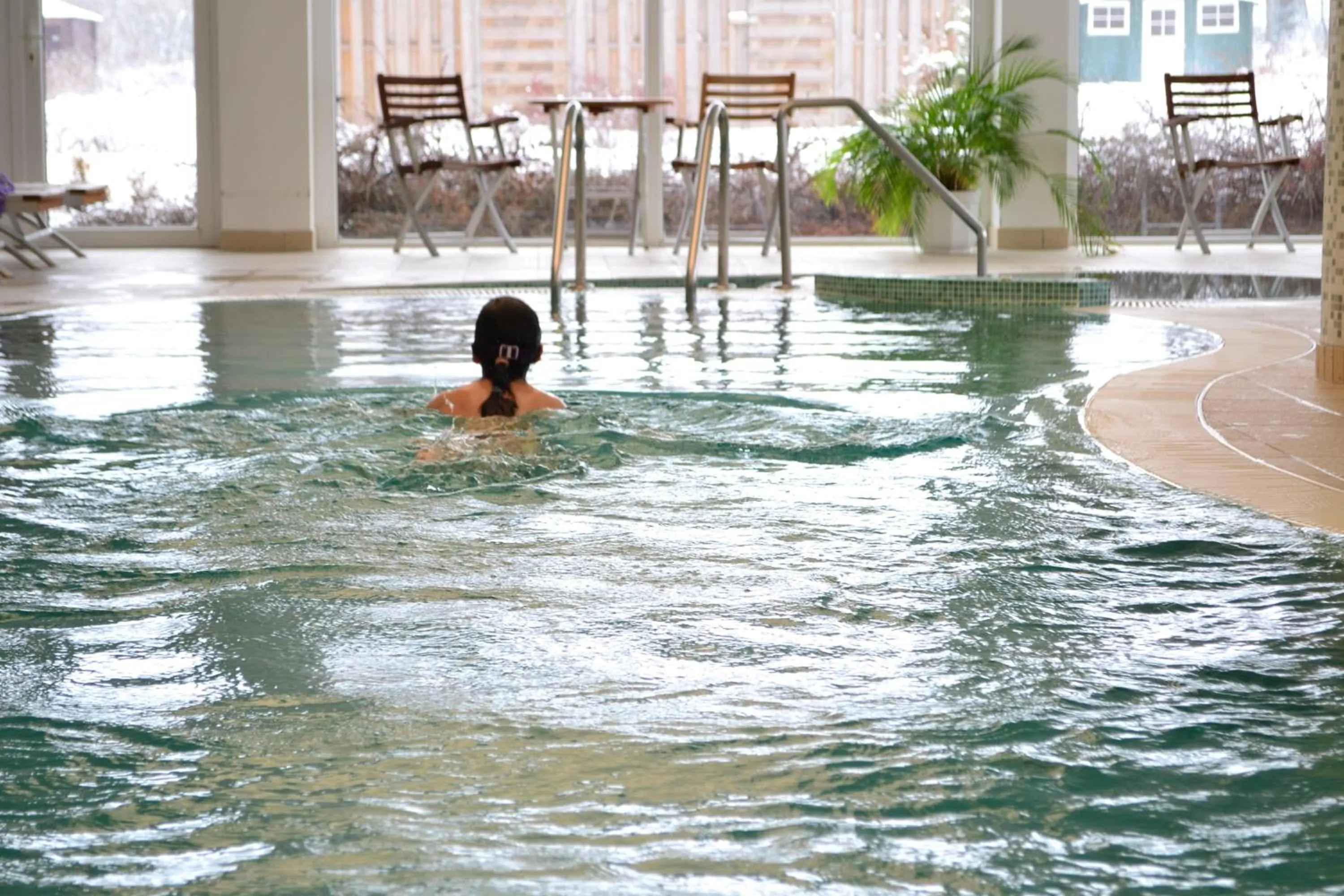 Swimming pool in Szépia Bio and Art Hotel