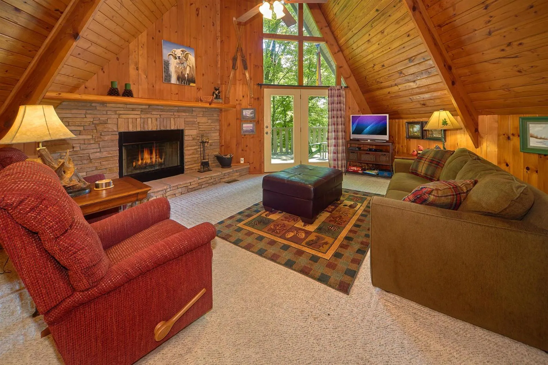 Living room in Sweet Blessings