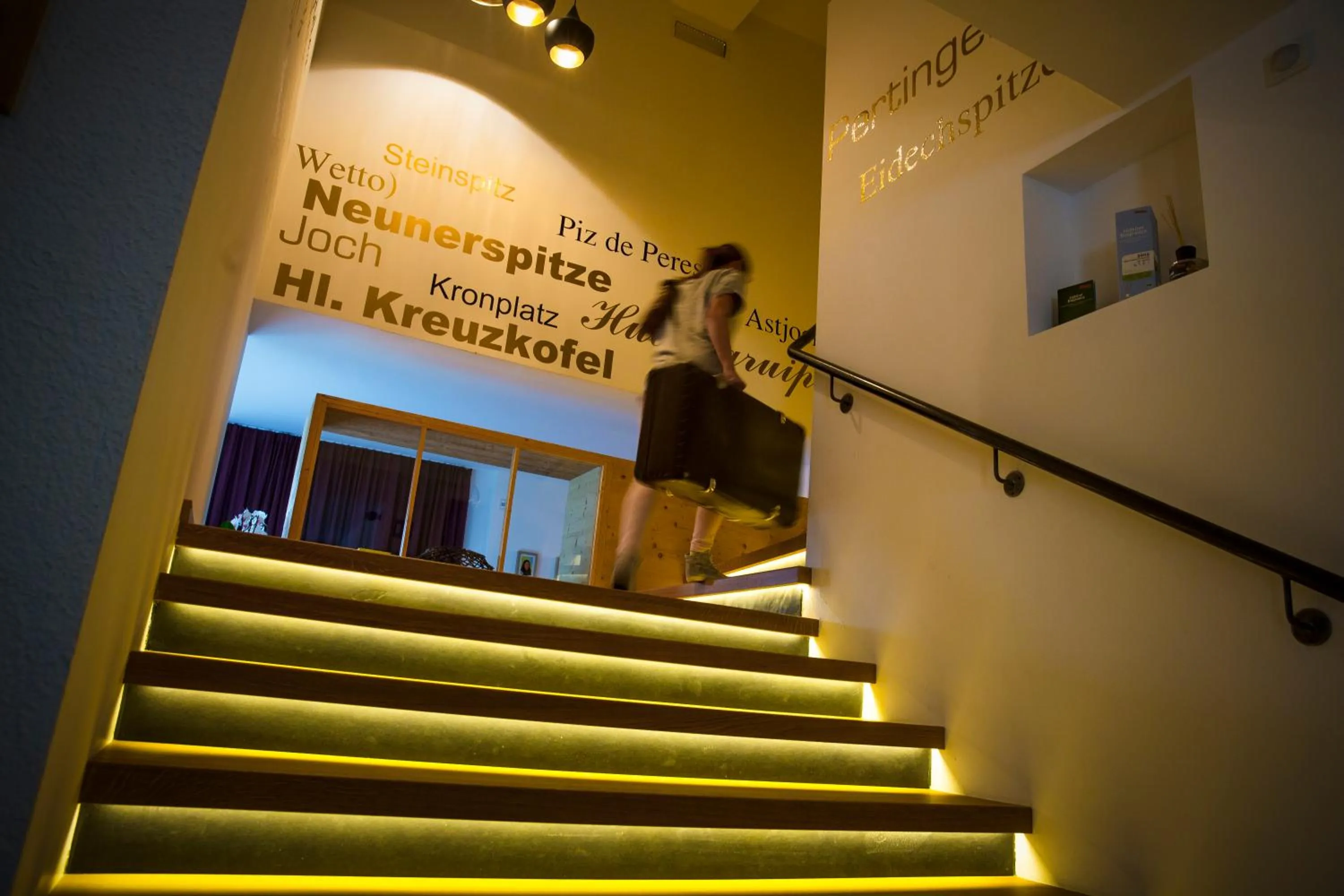 Lobby or reception in Hotel Dolomitenblick