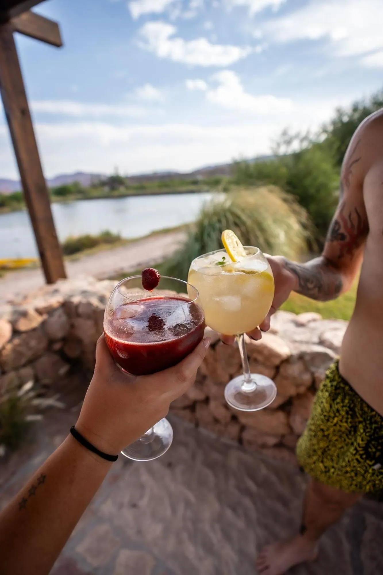 Swimming pool in Hotel Castillos de Cafayate
