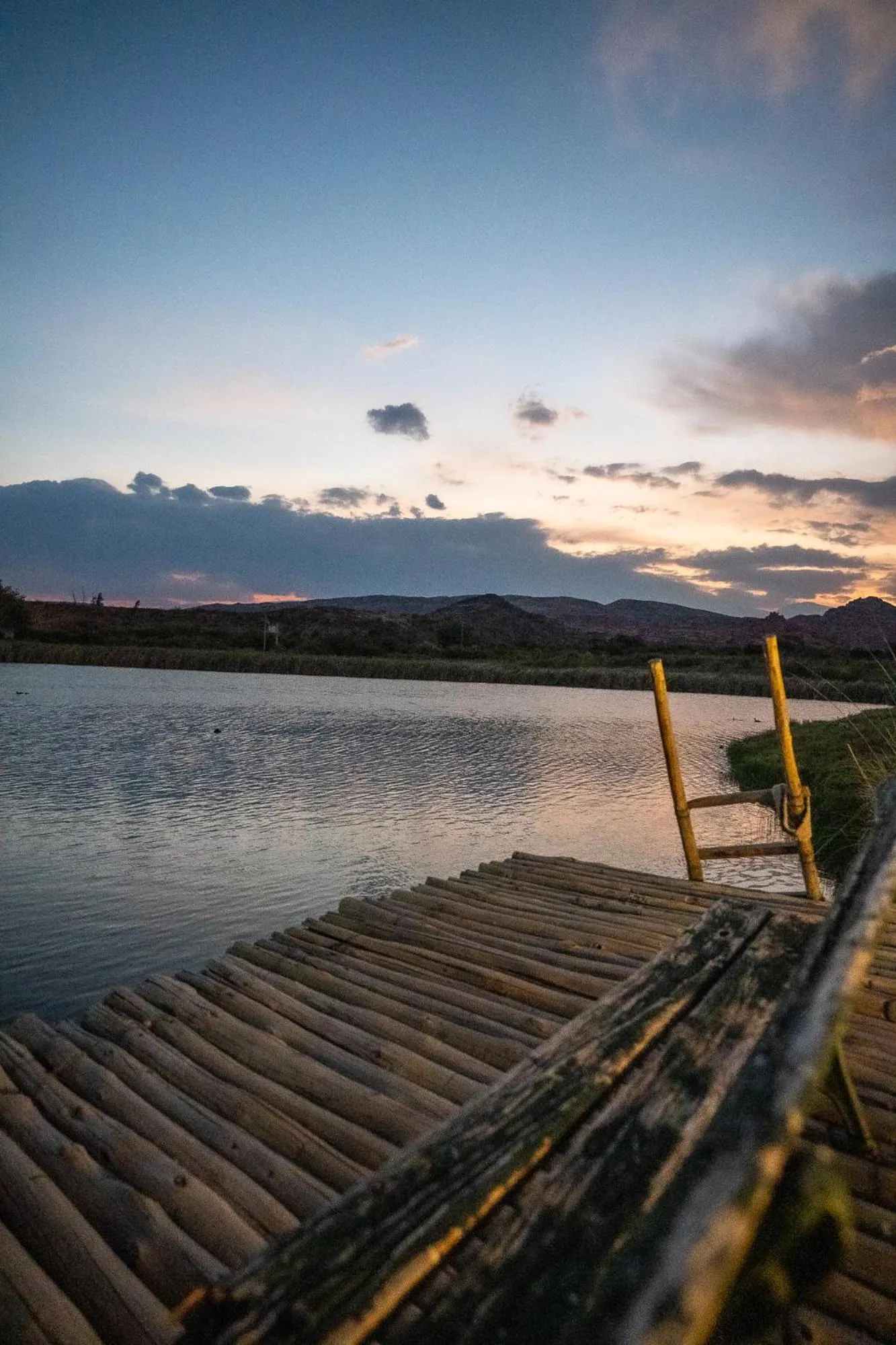 Lake view in Hotel Castillos de Cafayate