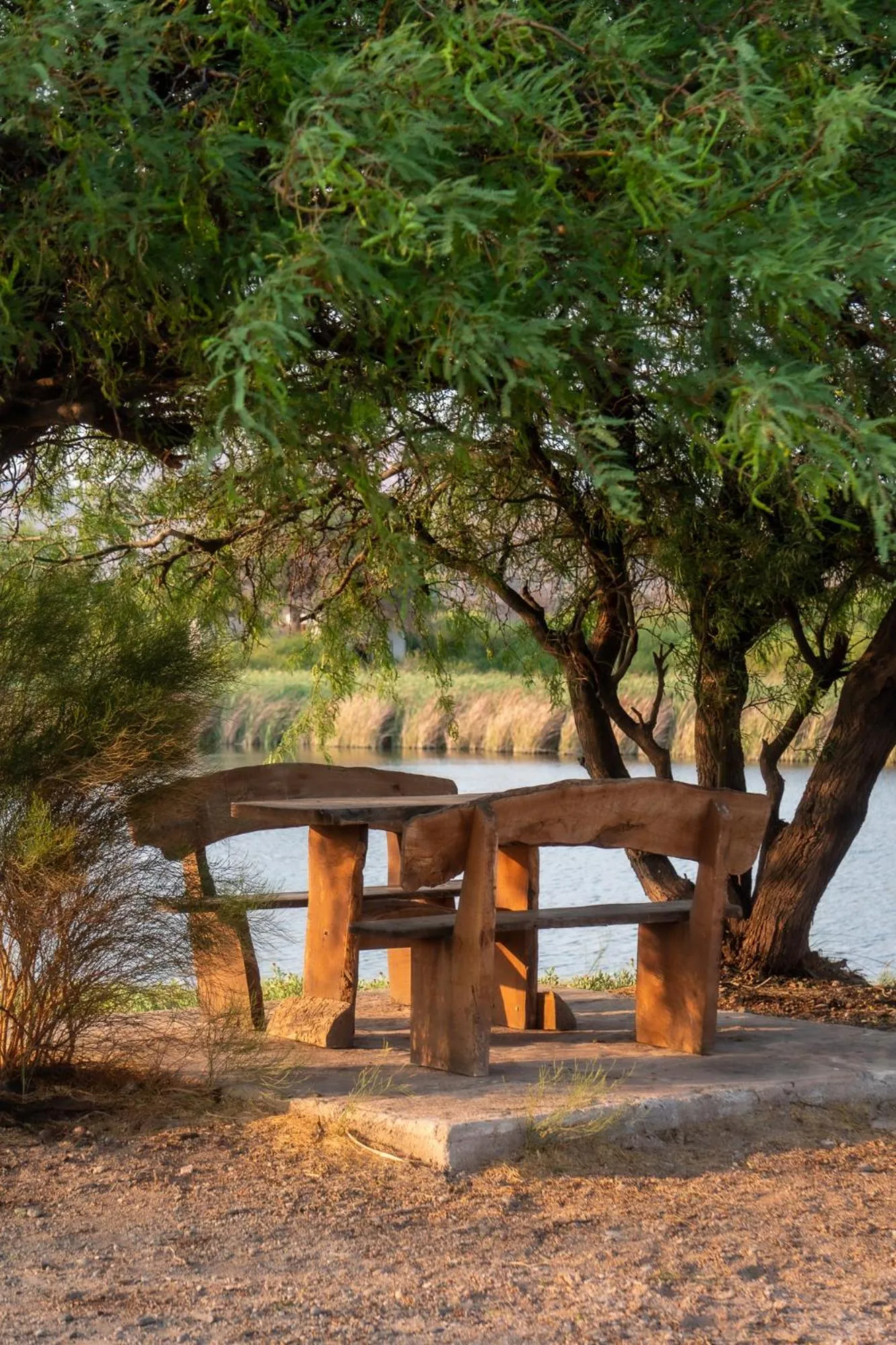 Lake view in Hotel Castillos de Cafayate