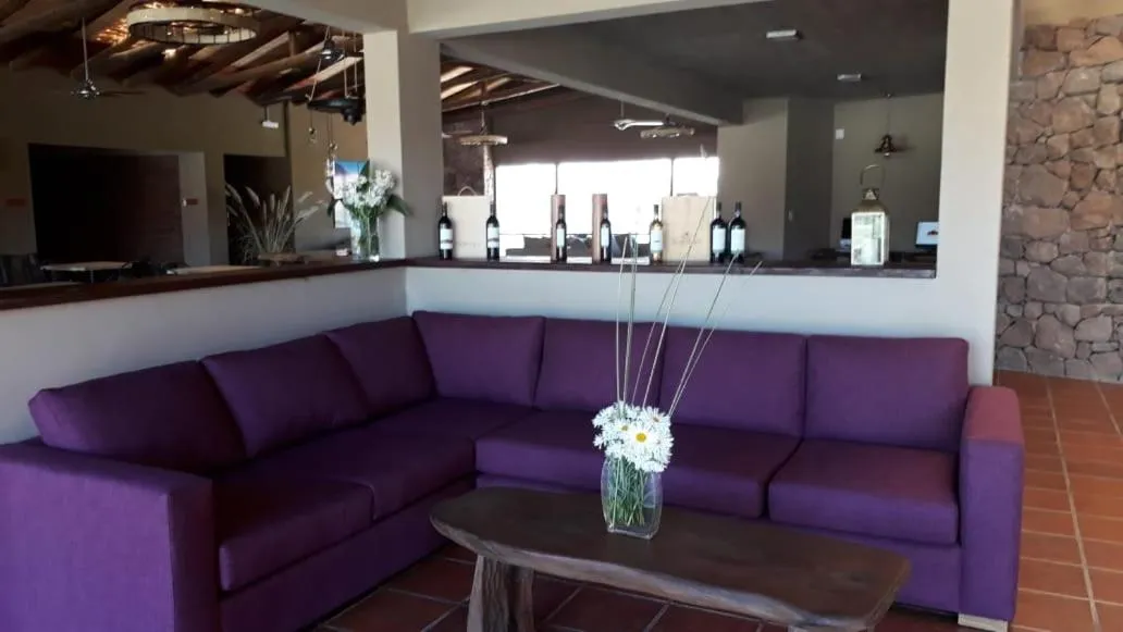 Seating area in Hotel Castillos de Cafayate