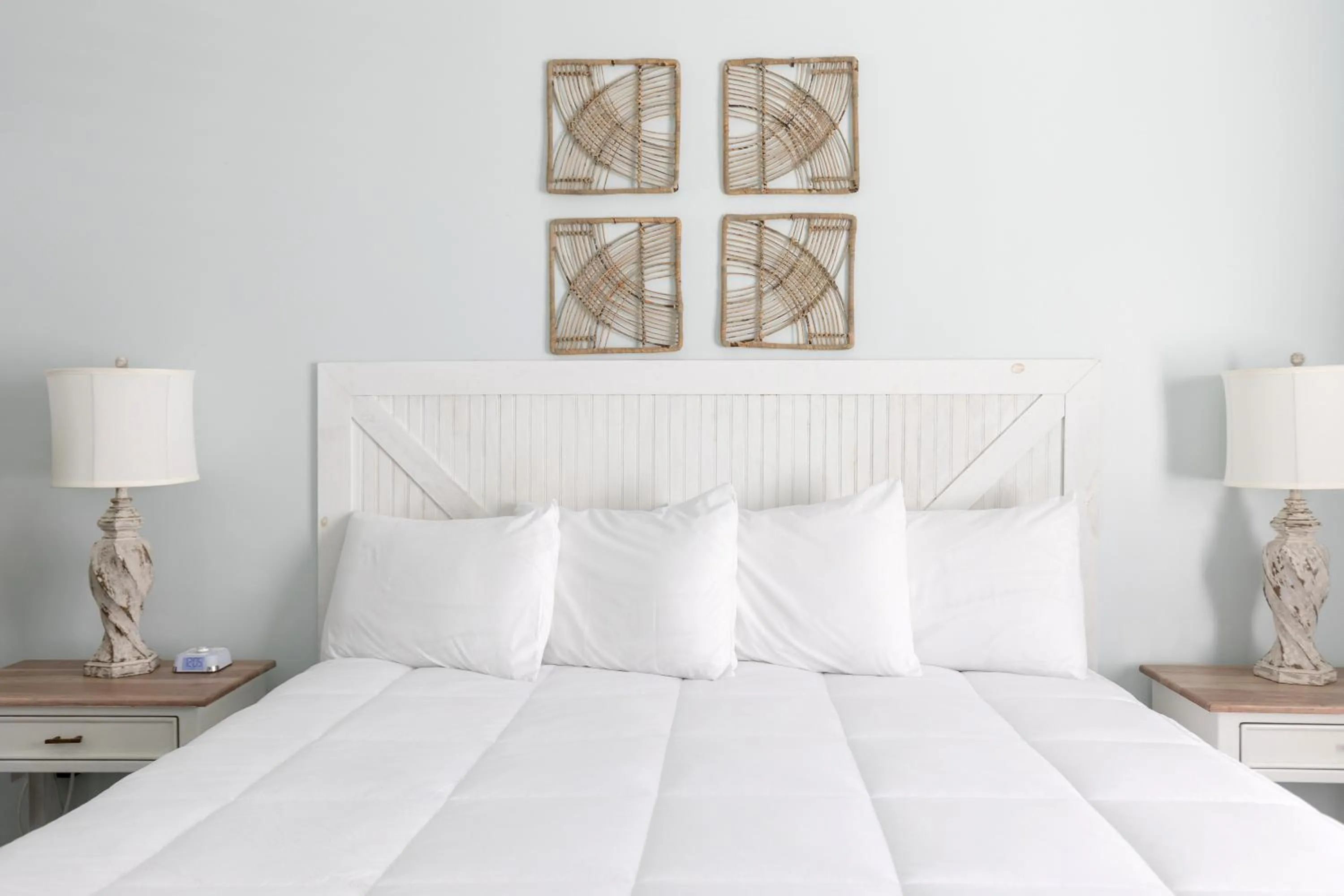 Bed in Hotel Whiskey in Pass Christian