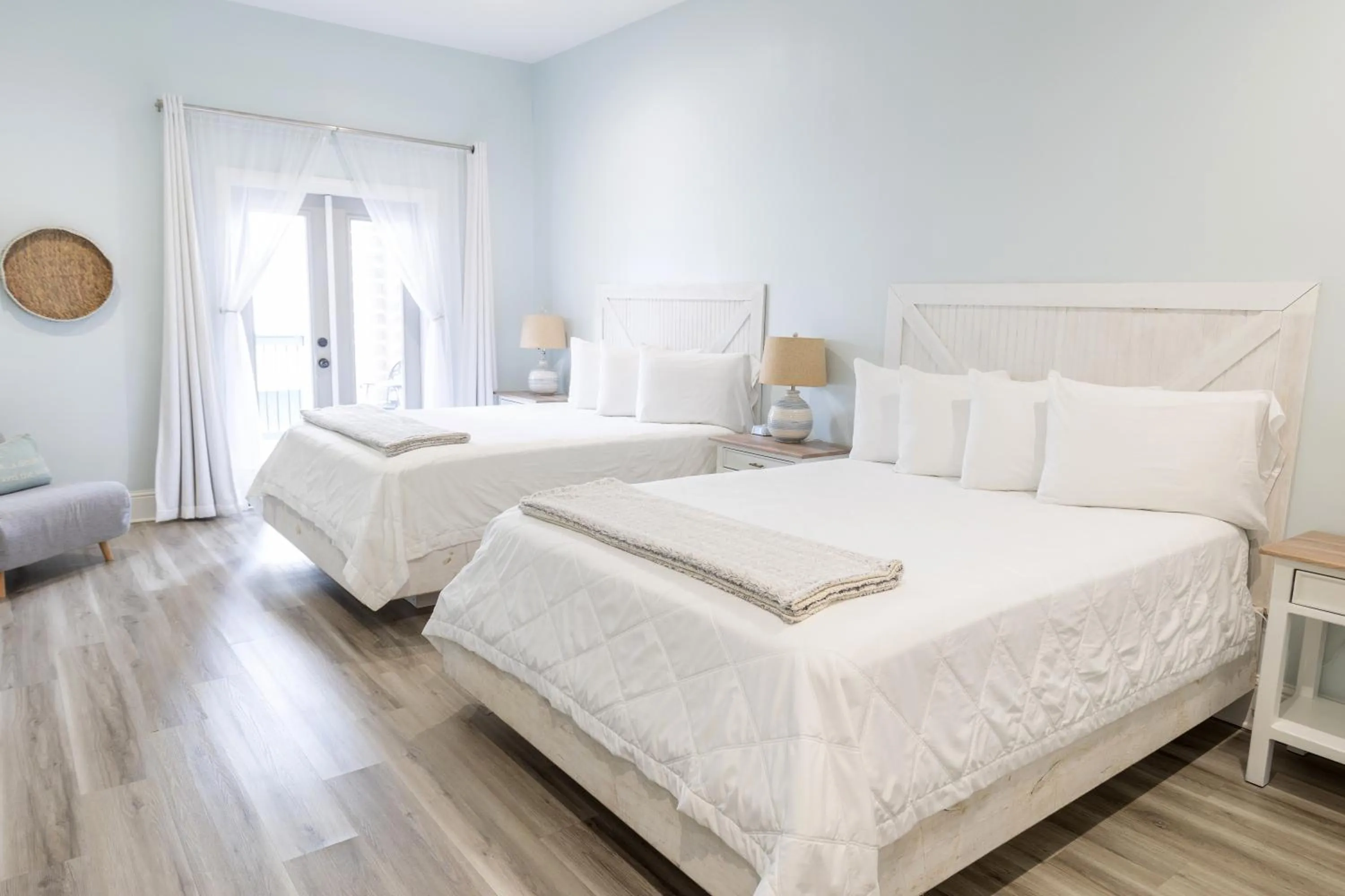 Bed in Hotel Whiskey in Pass Christian