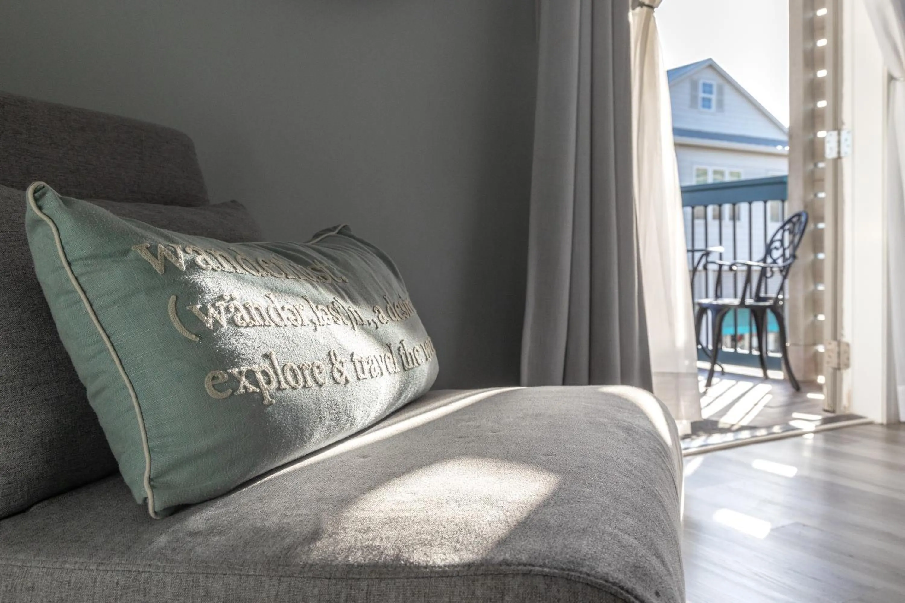 Bed in Hotel Whiskey in Pass Christian