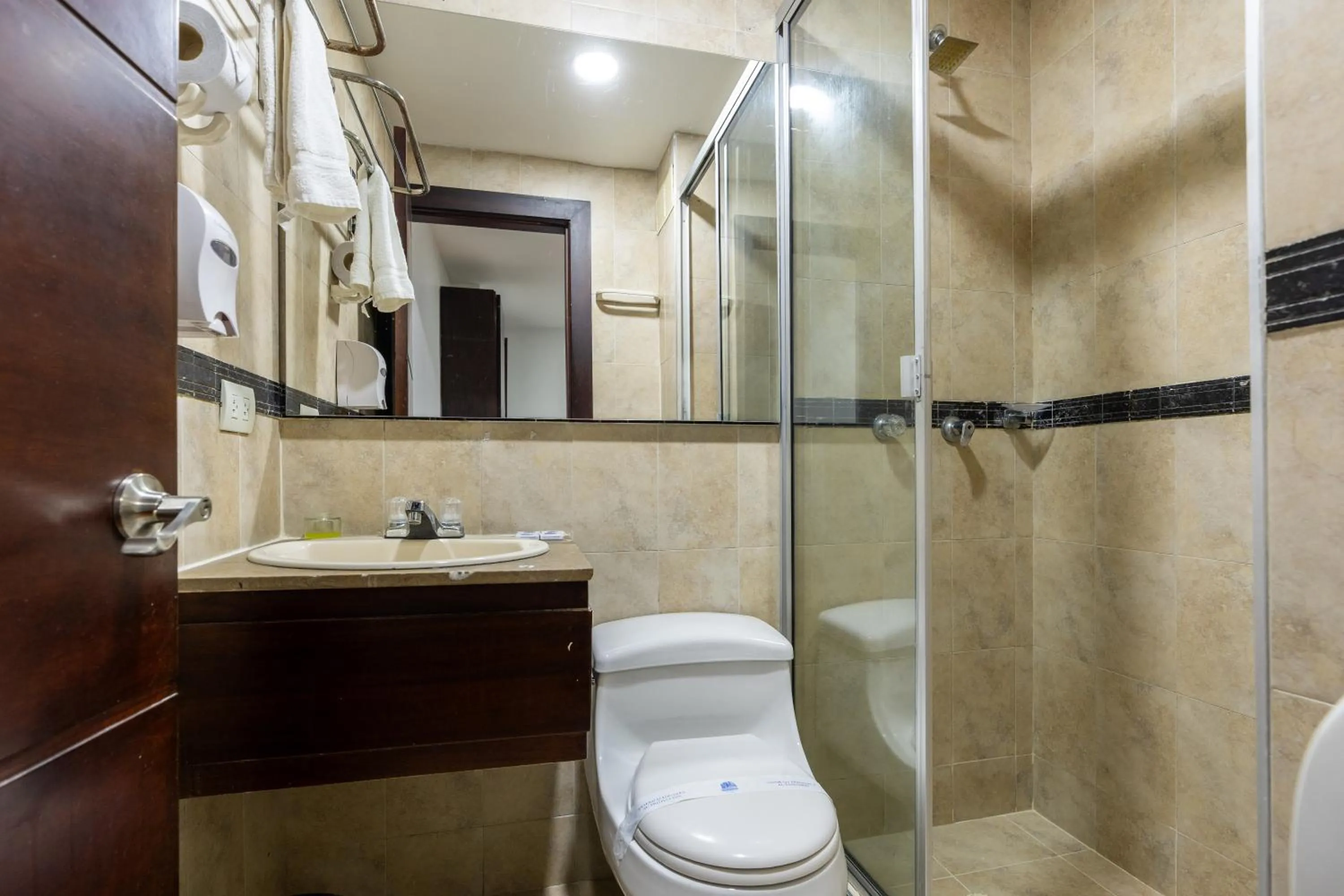 Shower in Hotel Bogota Resort