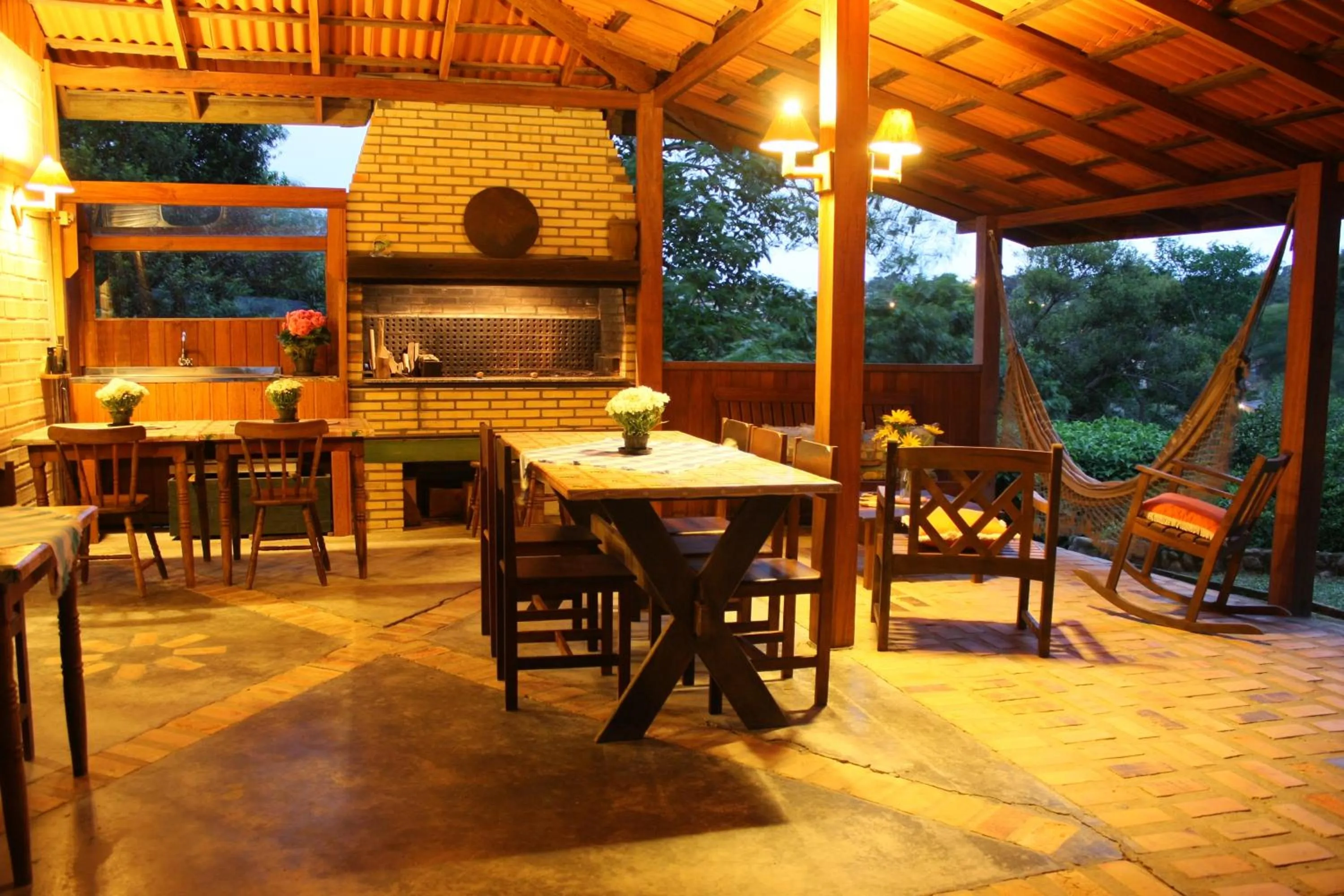 BBQ facilities in Pousada Sunset