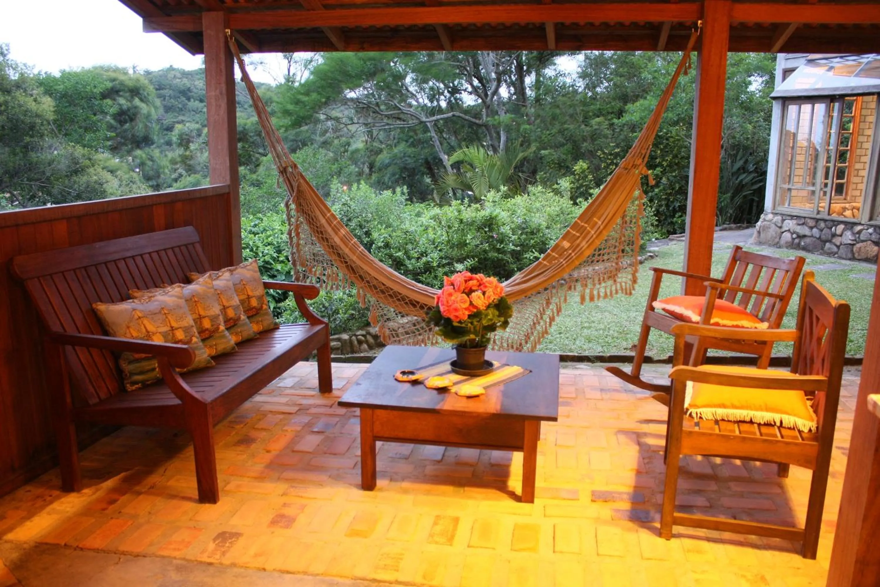 Patio in Pousada Sunset