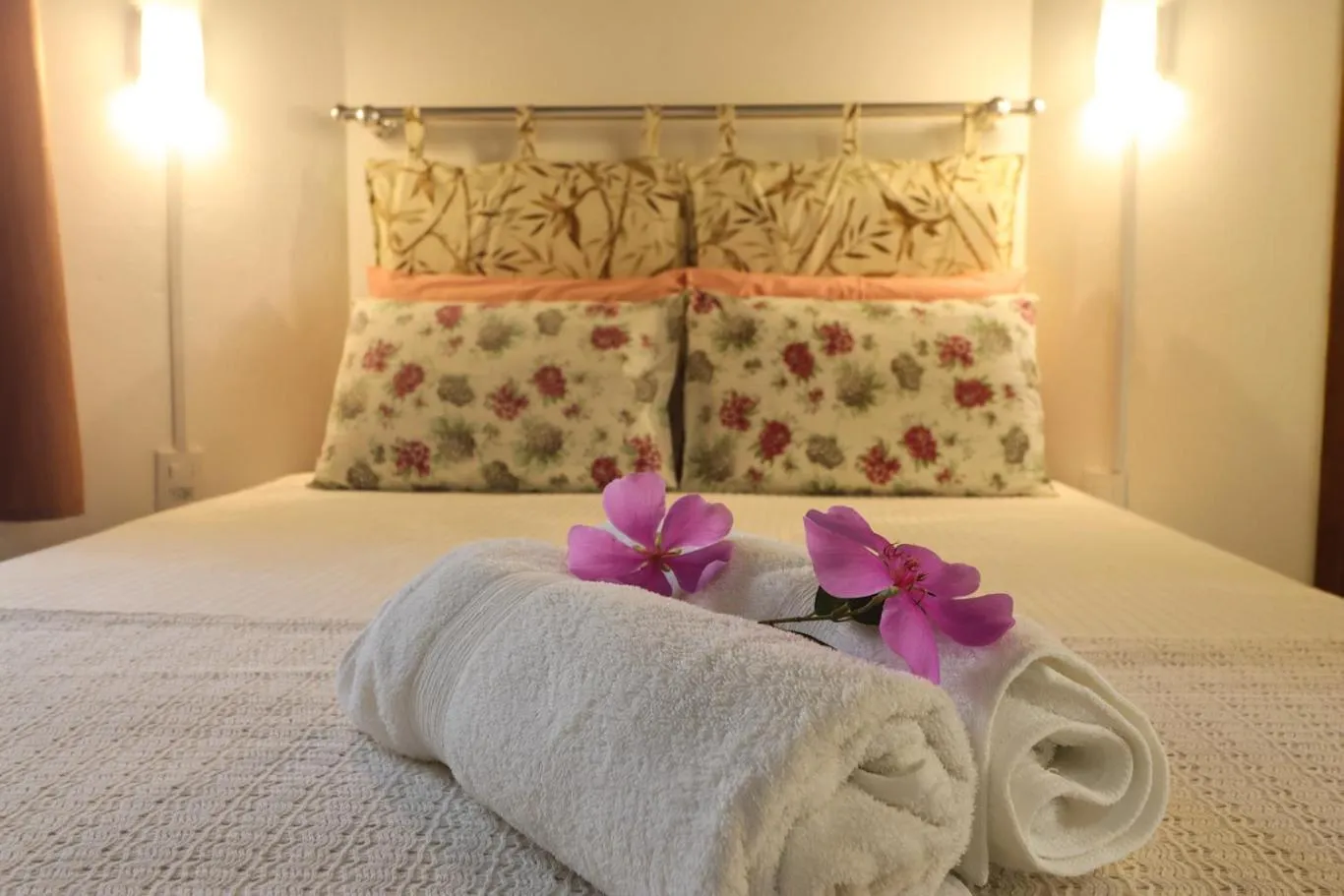 Bed in Pousada Sunset