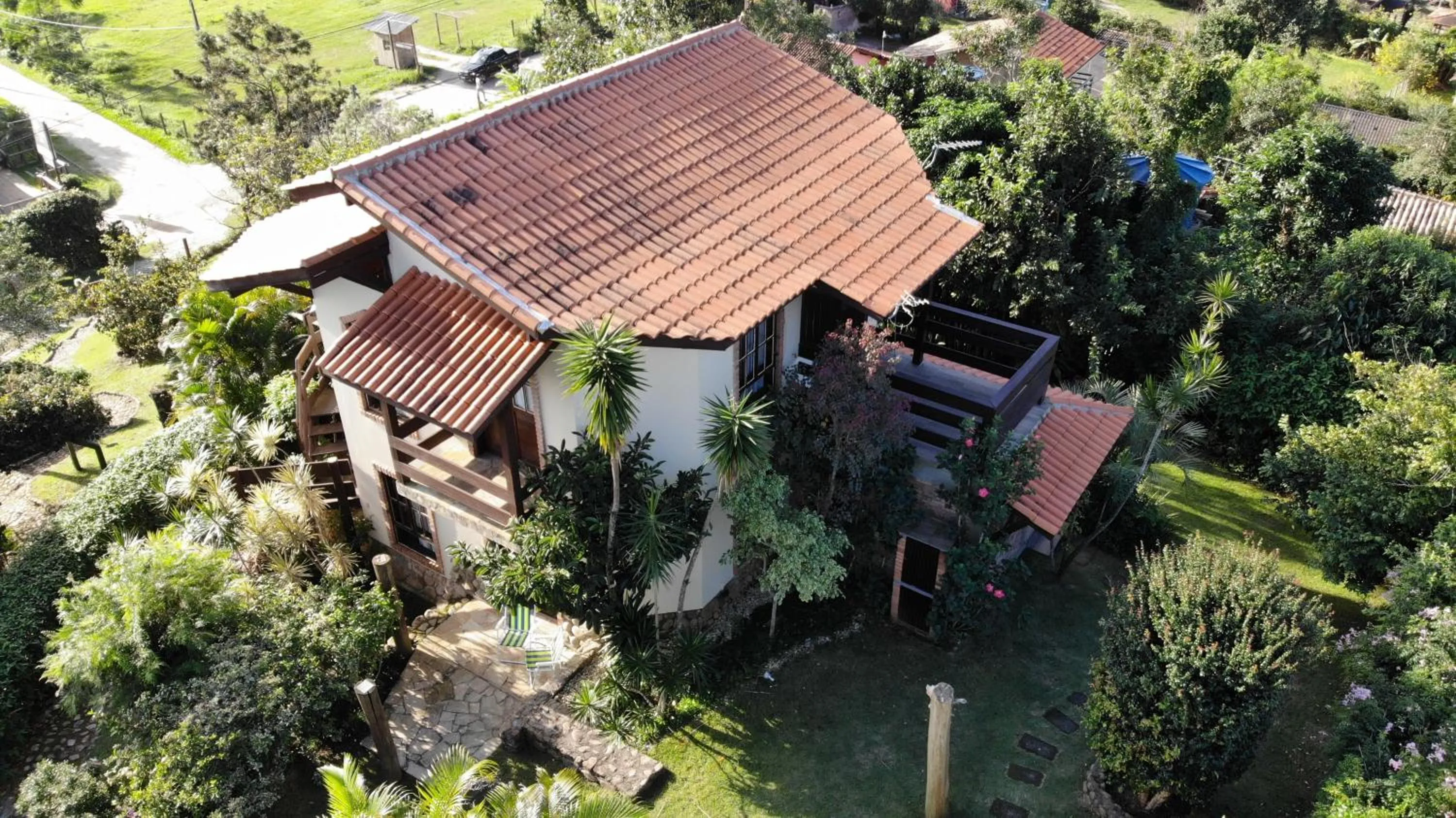 Bird's eye view in Pousada Sunset