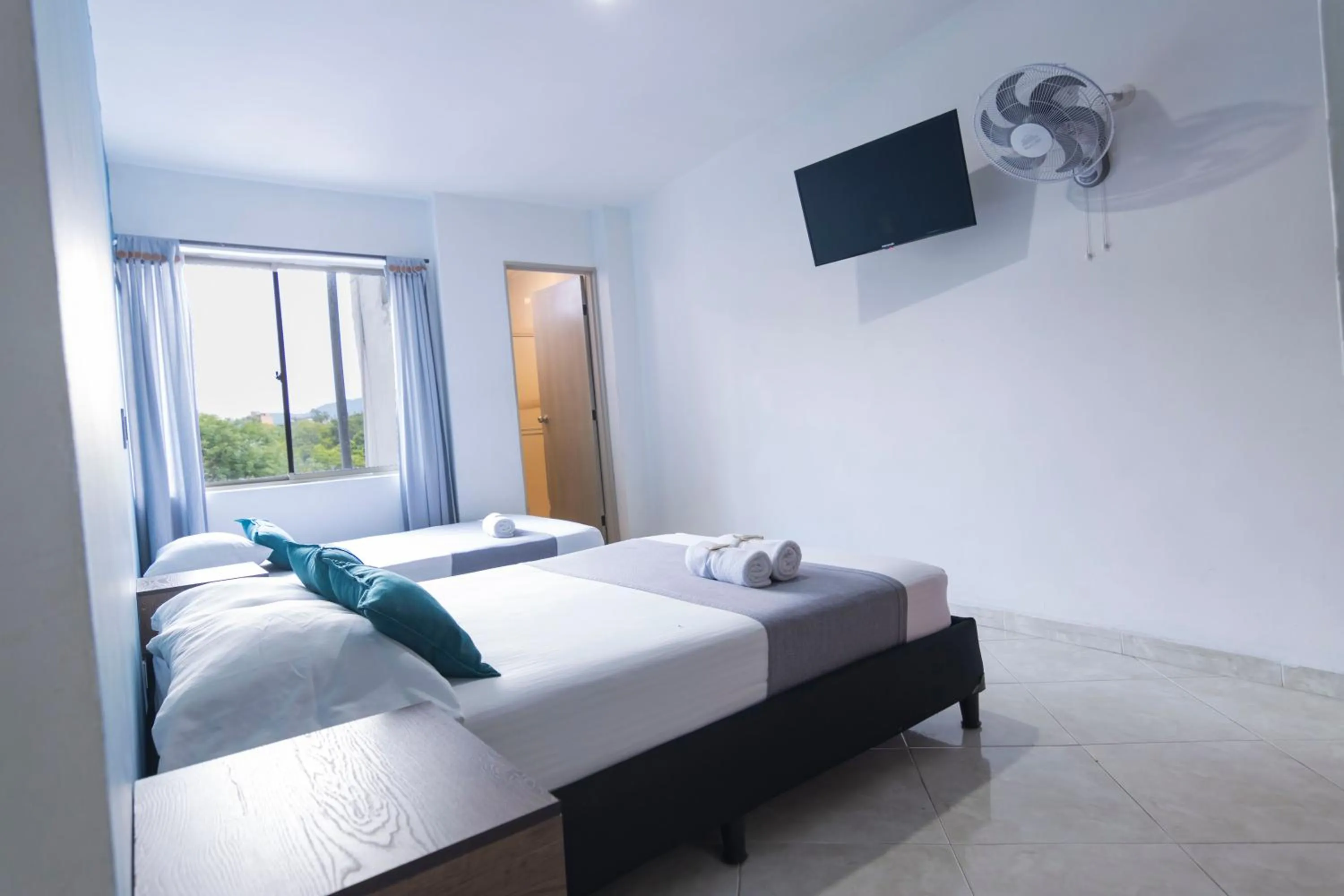 Bedroom, Bed in Ayenda 1228 Balcones de la 70