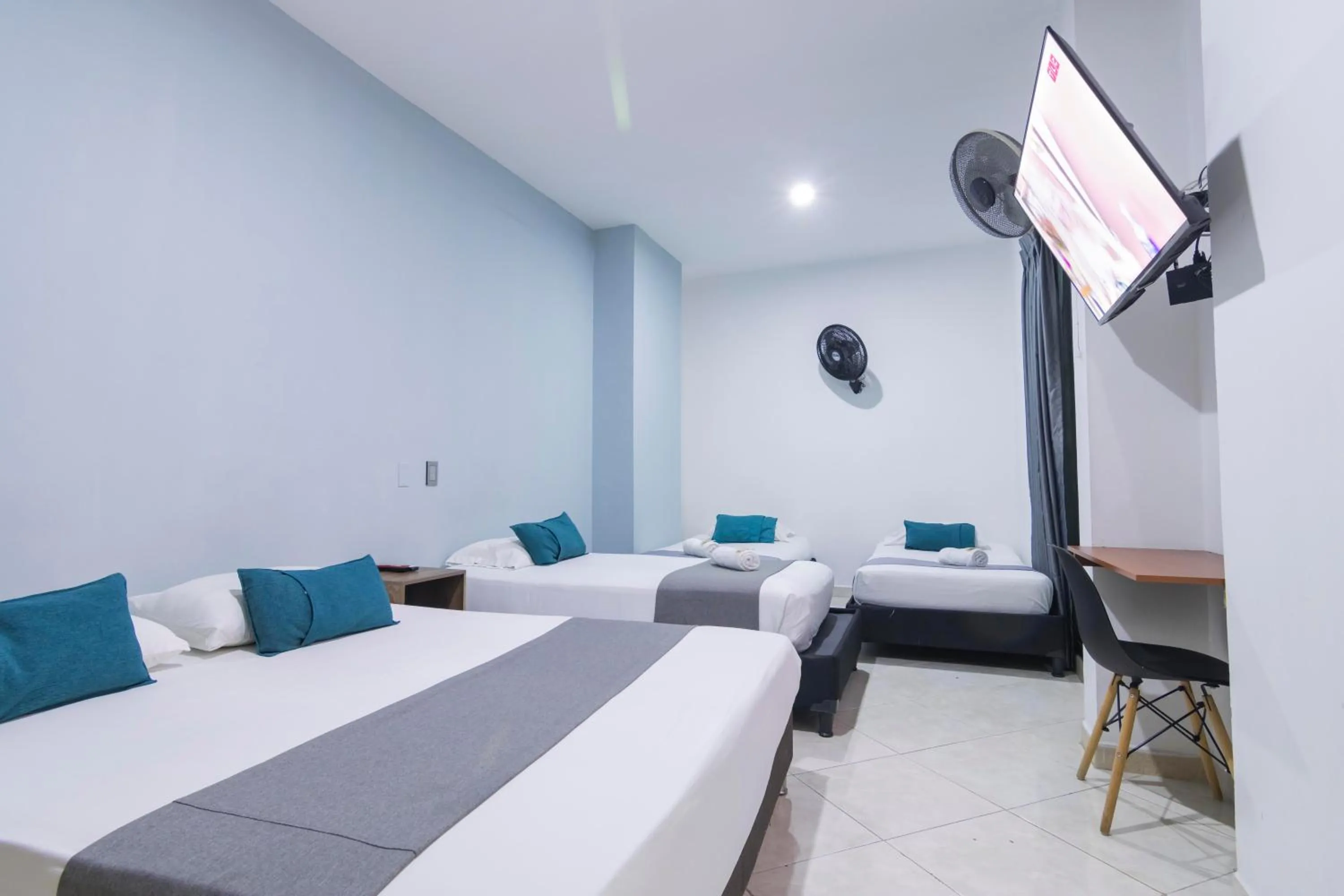 Communal lounge/ TV room, Bed in Ayenda 1228 Balcones de la 70