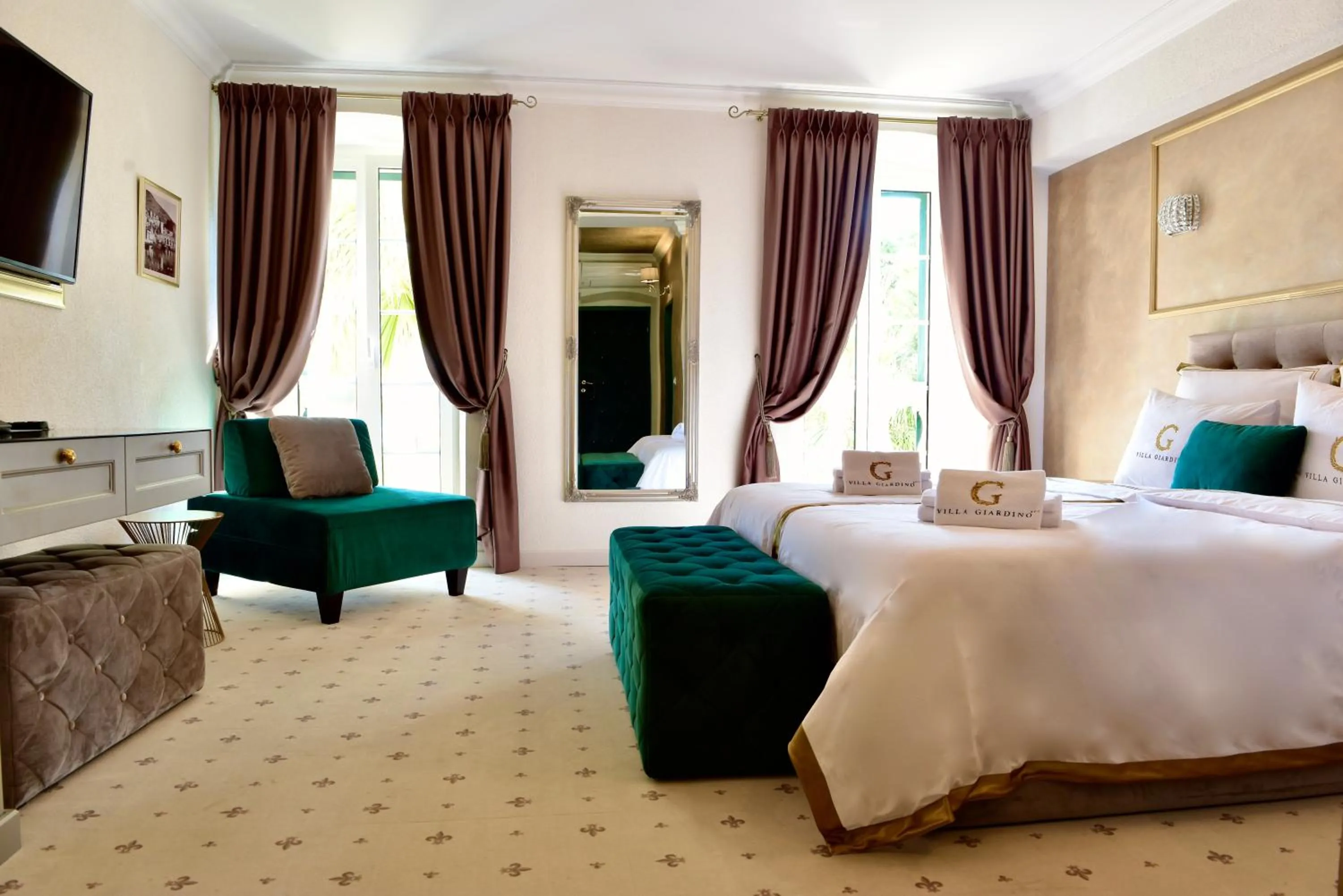 Bedroom, Bed in Villa Giardino Heritage Boutique Hotel Bol