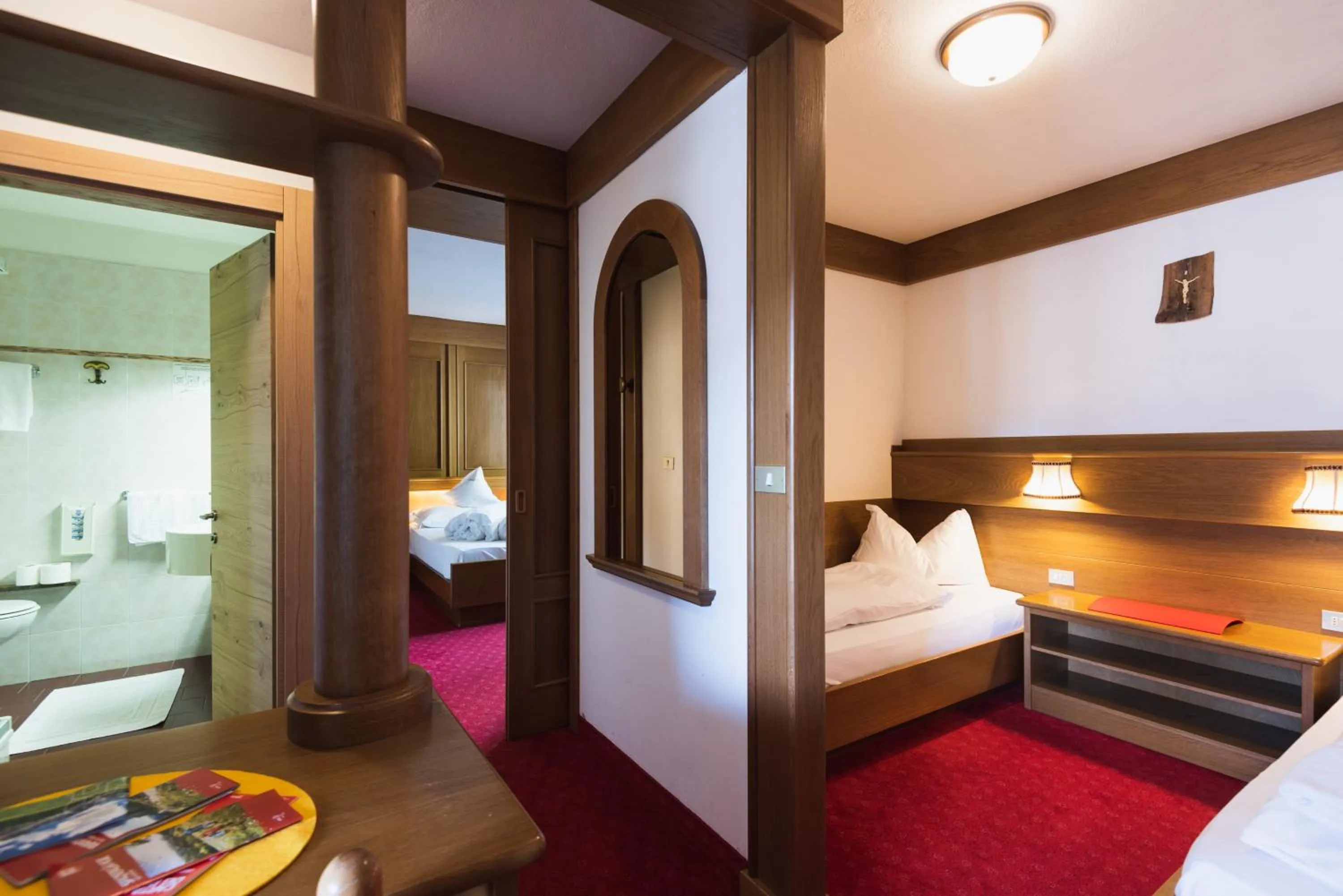 Bed in Hotel Catinaccio