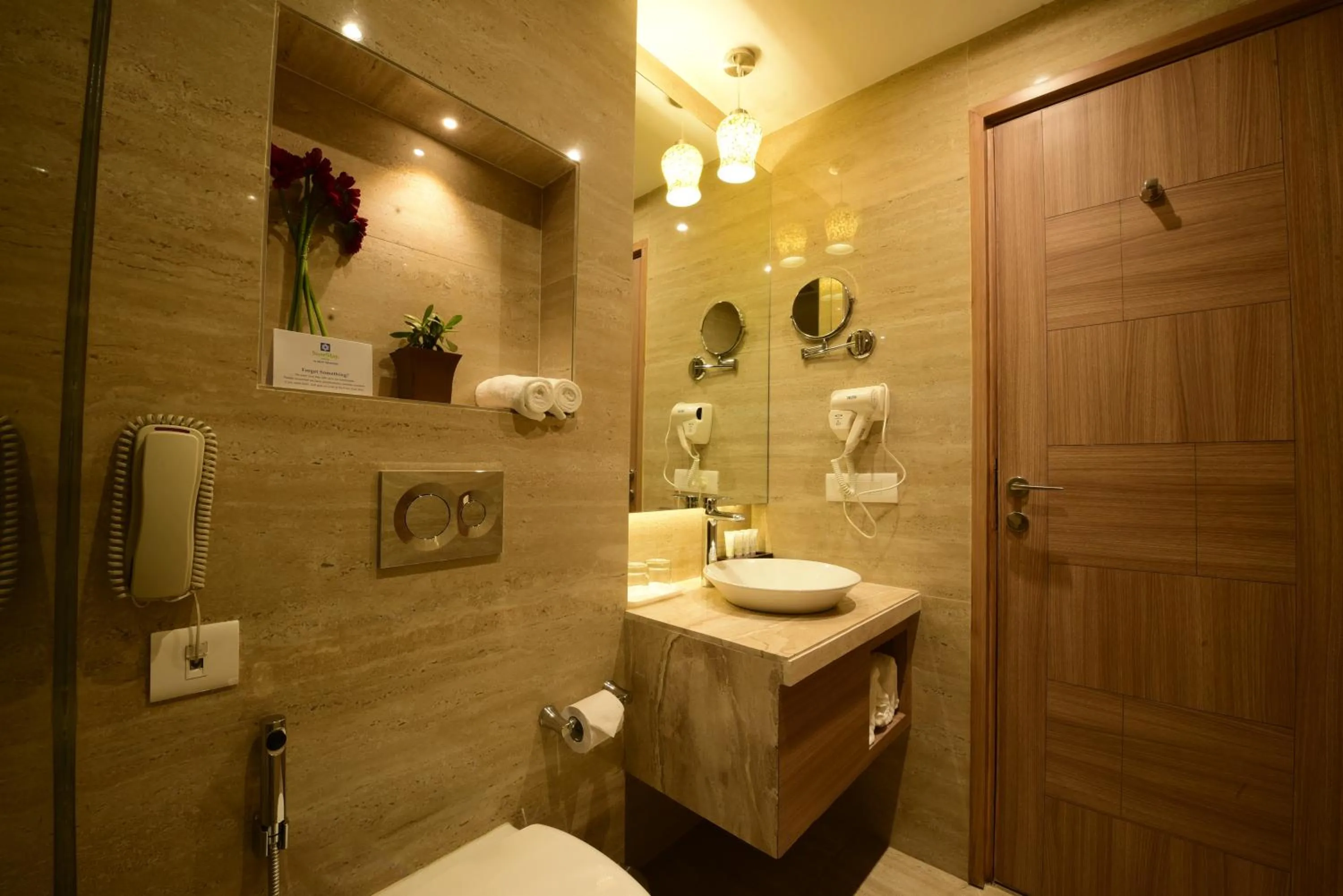Shower in SureStay Plus by Best Western Amritsar