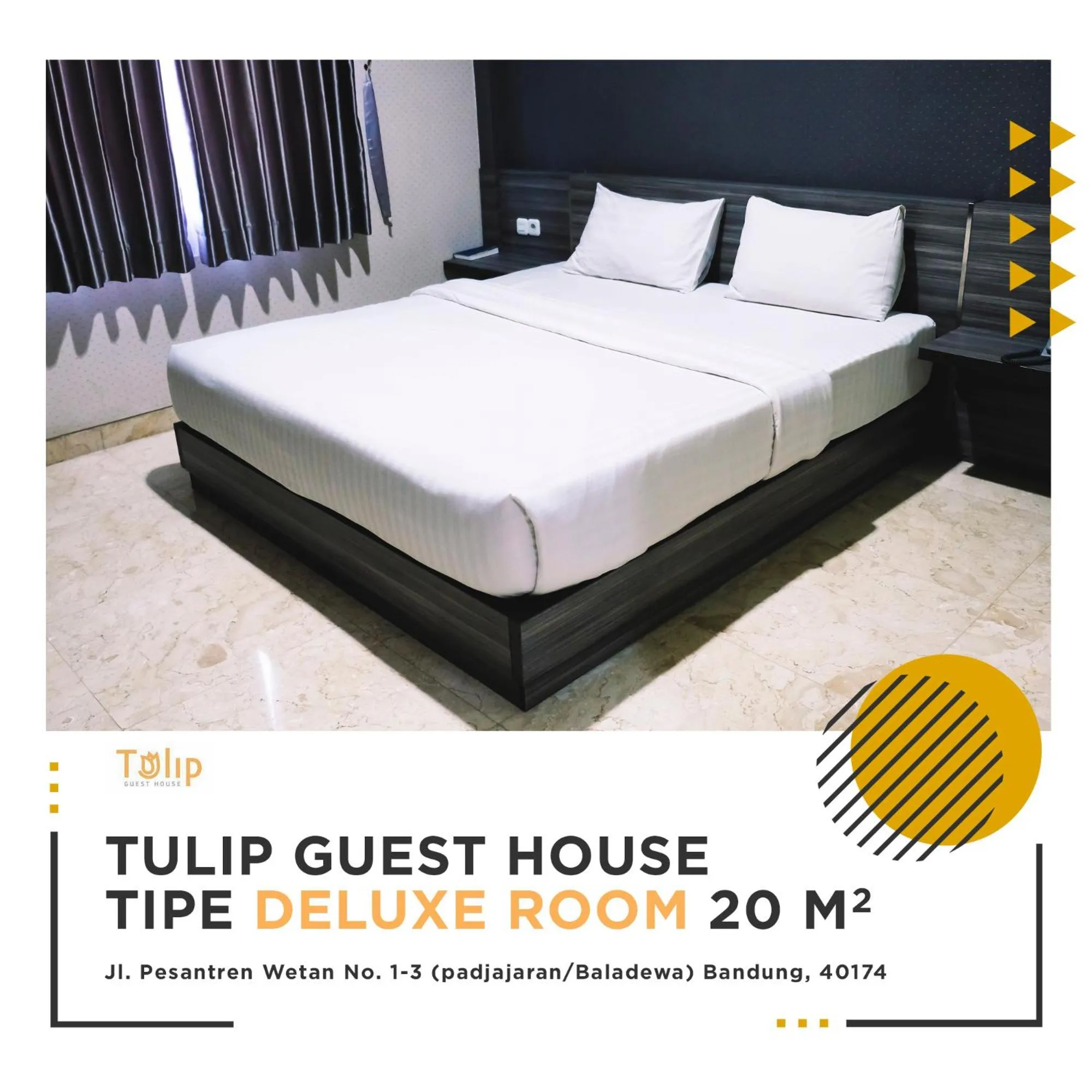 Bed in Tulip Guest House