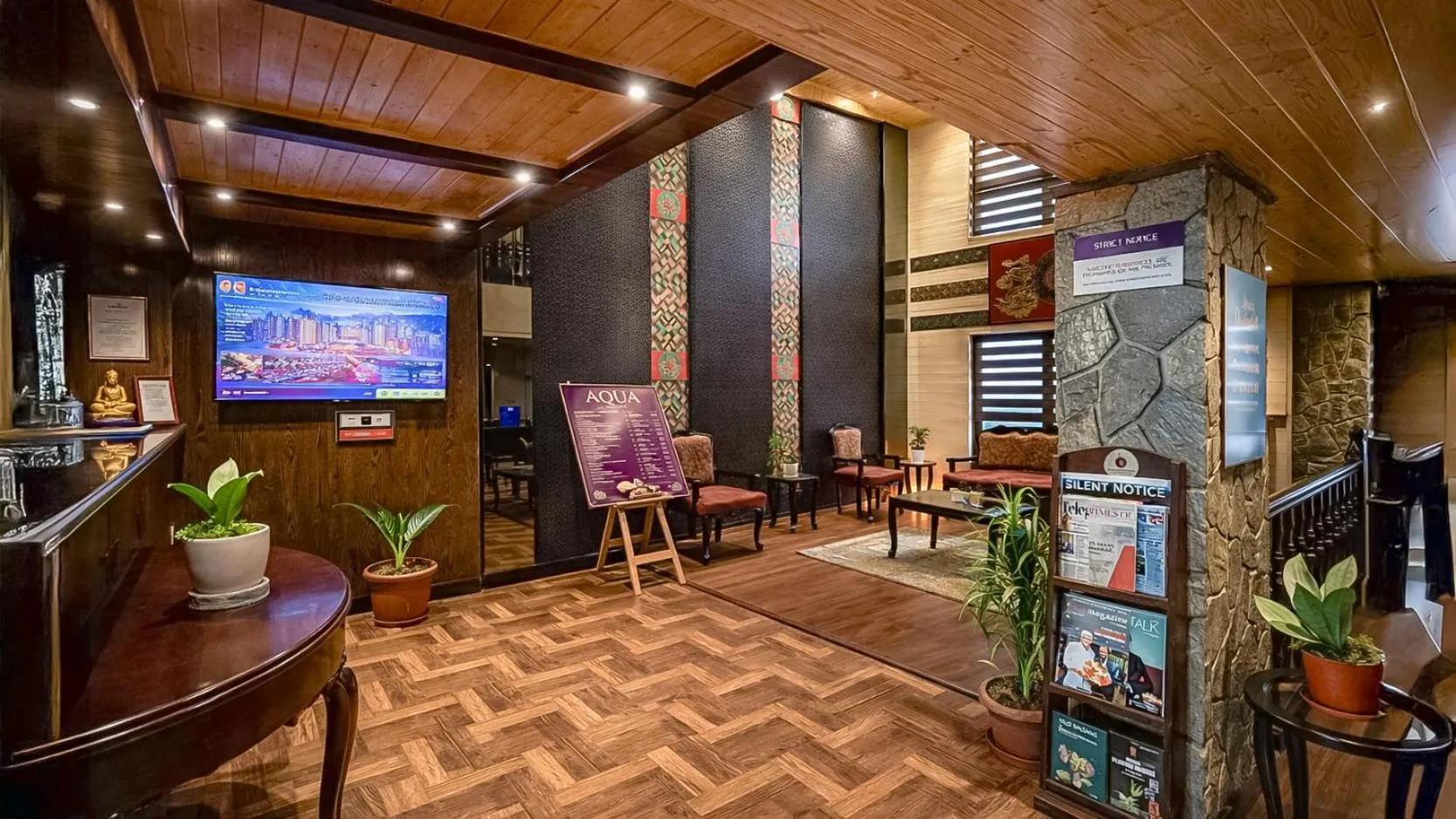 Lobby or reception in Yashshree Mall Road Darjeeling