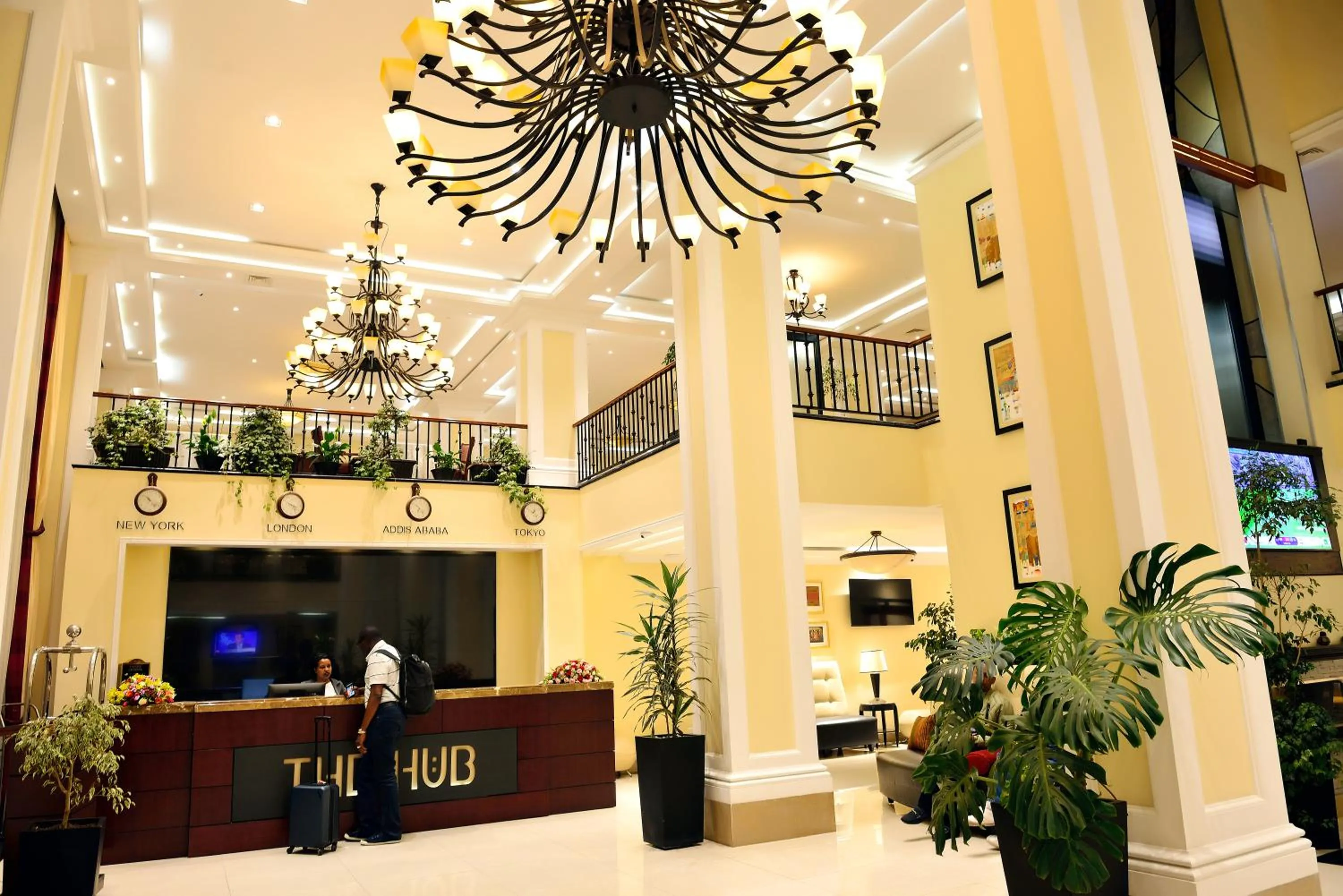 People in The HUB Hotel