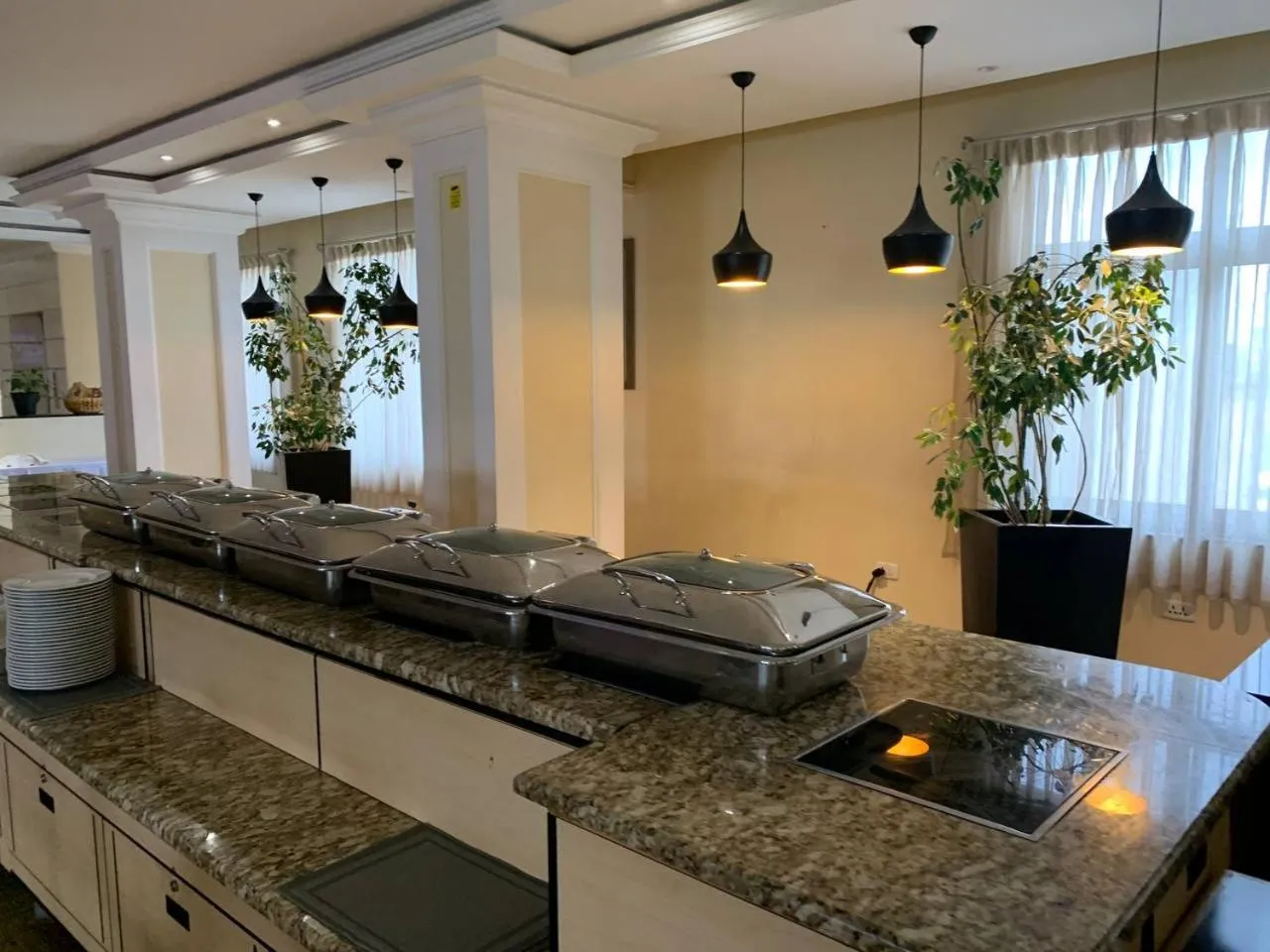 Buffet breakfast in The HUB Hotel