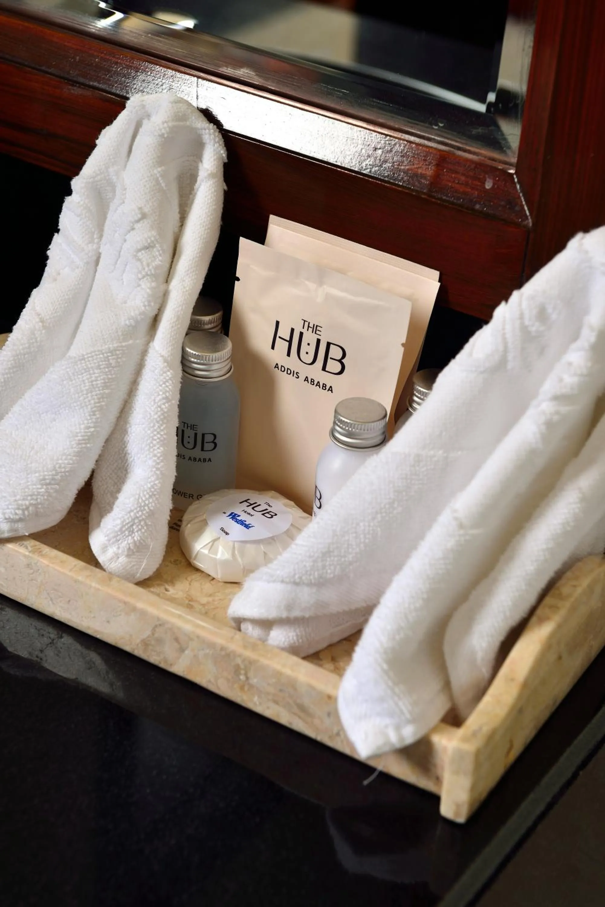 towels in The HUB Hotel