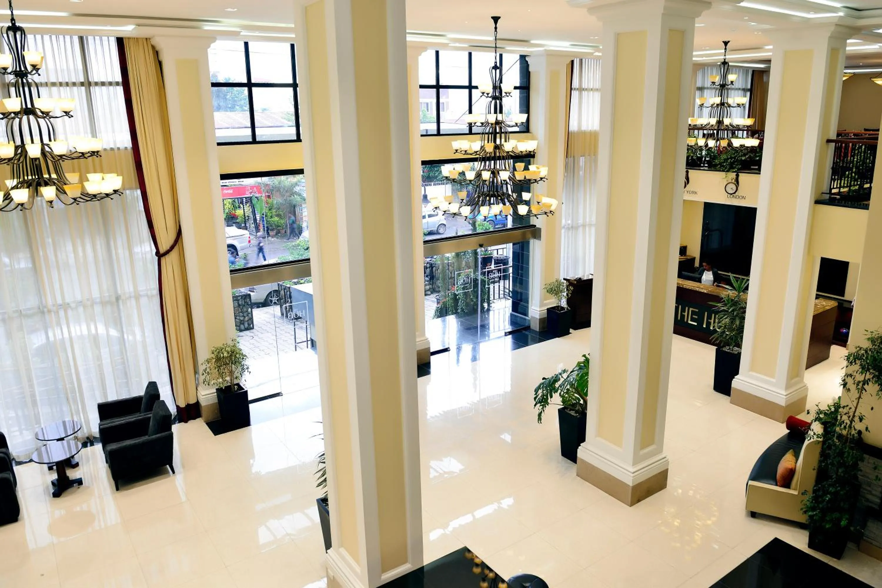 Lobby or reception in The HUB Hotel