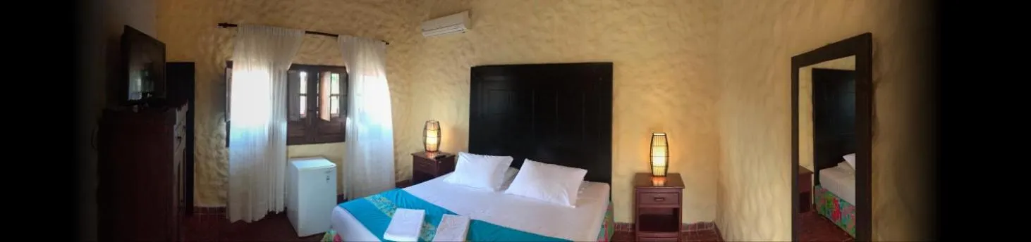 Bed in Hotel San Antonio del Cerro