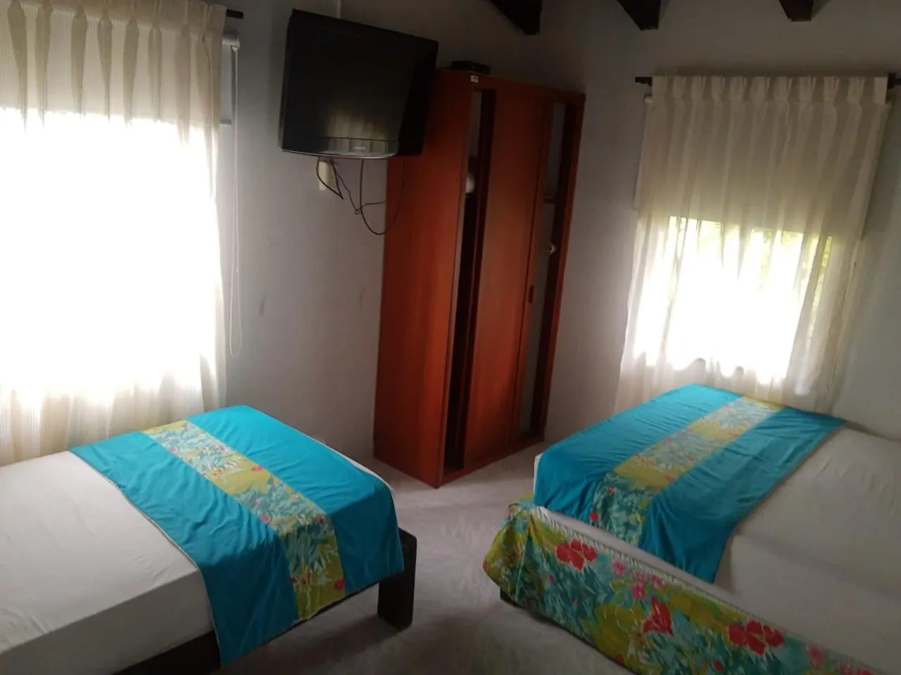 Bed in Hotel San Antonio del Cerro