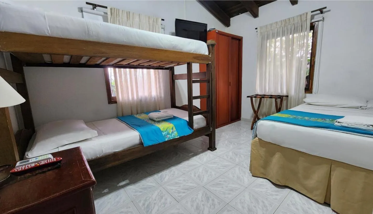 Bed in Hotel San Antonio del Cerro