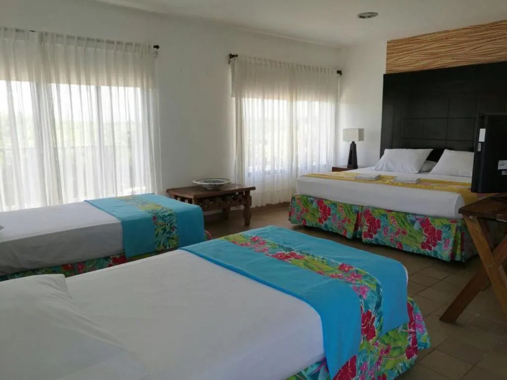 Bed in Hotel San Antonio del Cerro