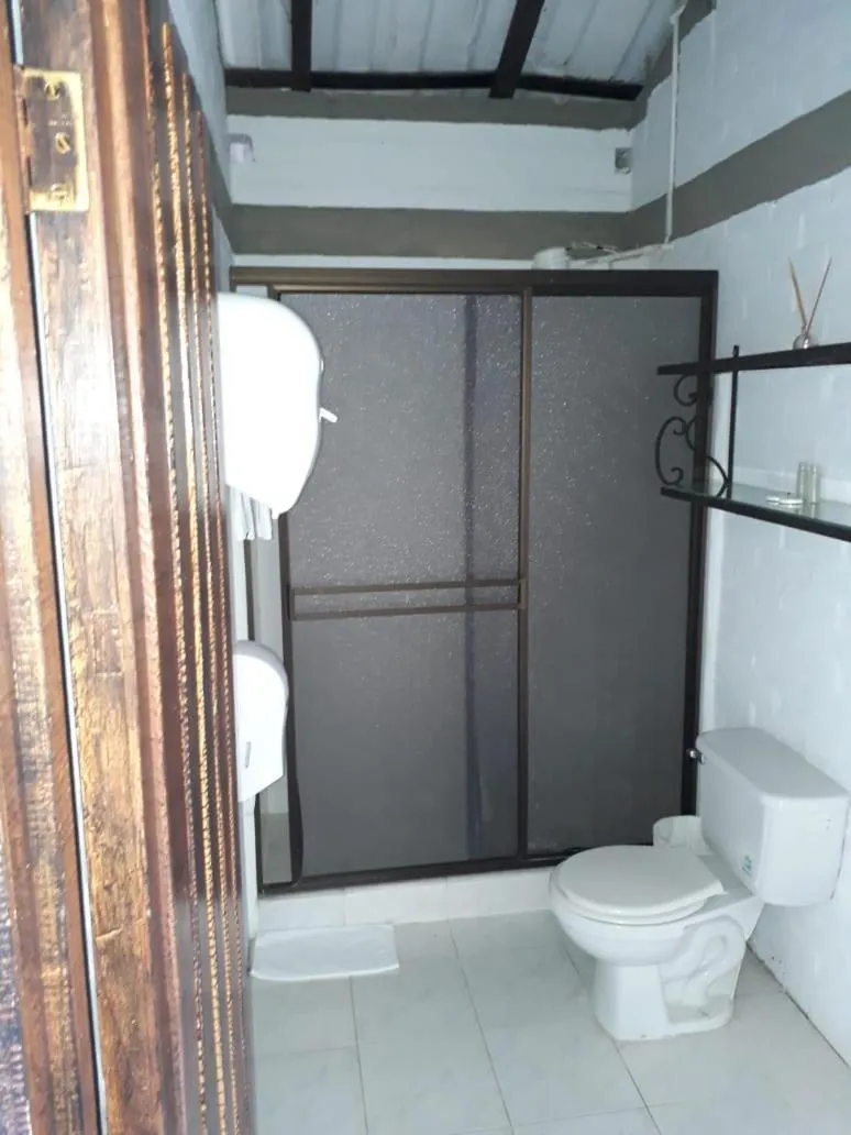 Shower in Hotel San Antonio del Cerro