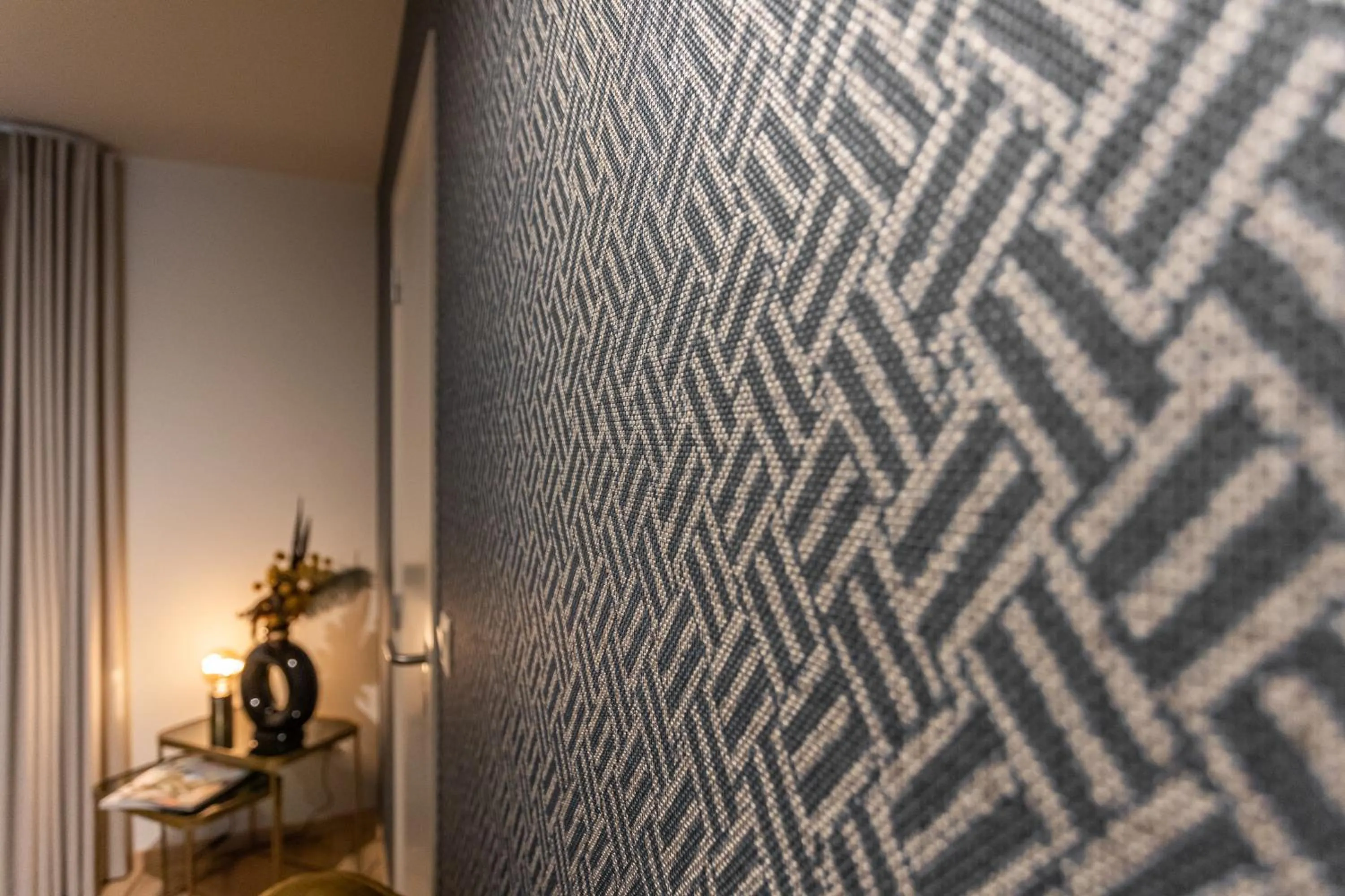 Seating area in B&B De Floreffe