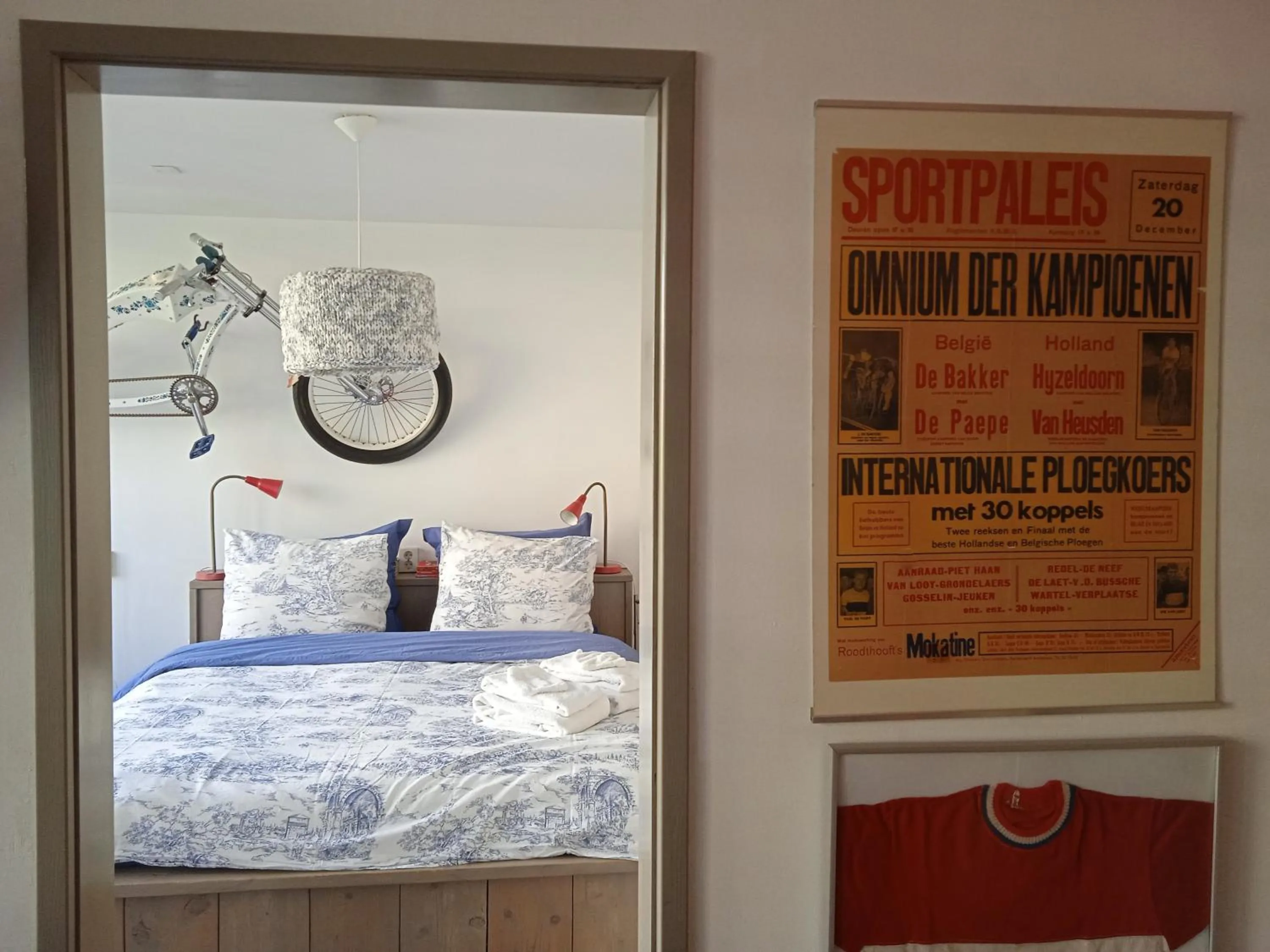 Living room, Bed in Bed and Breakfast Amsterdam West