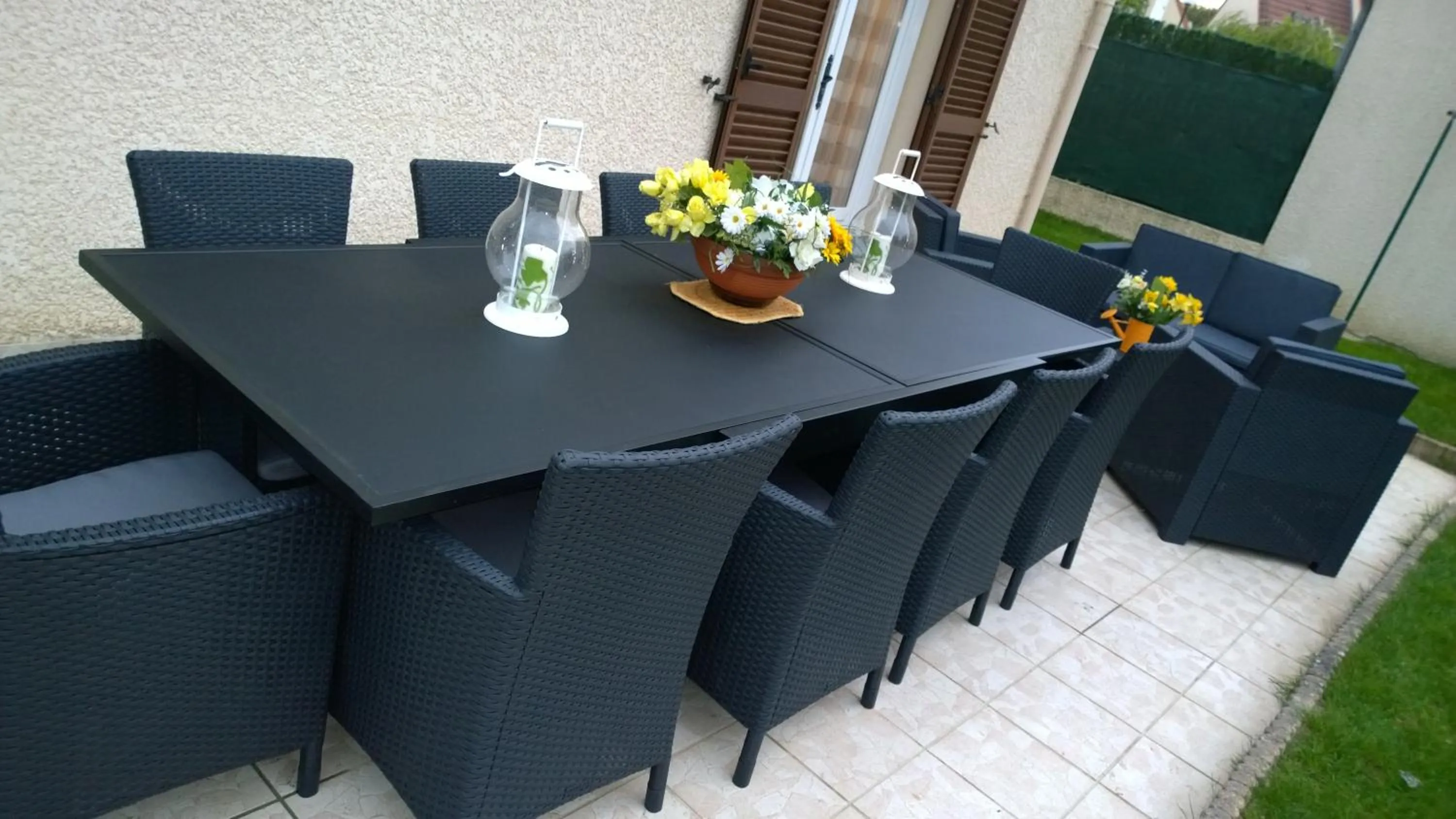 Patio in Chambres d'hôtes près de Disney