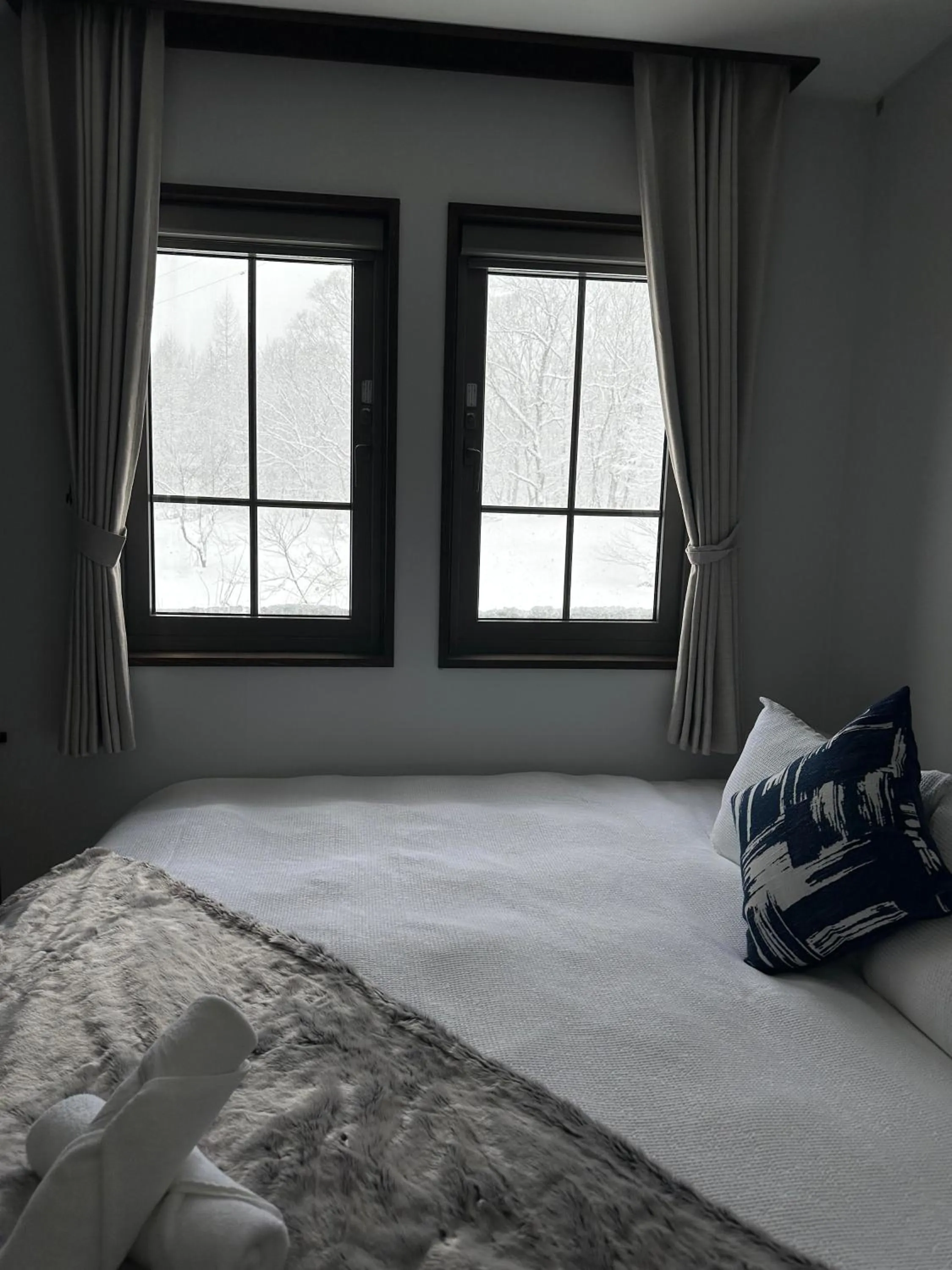 Bed in Legend Inn Myoko