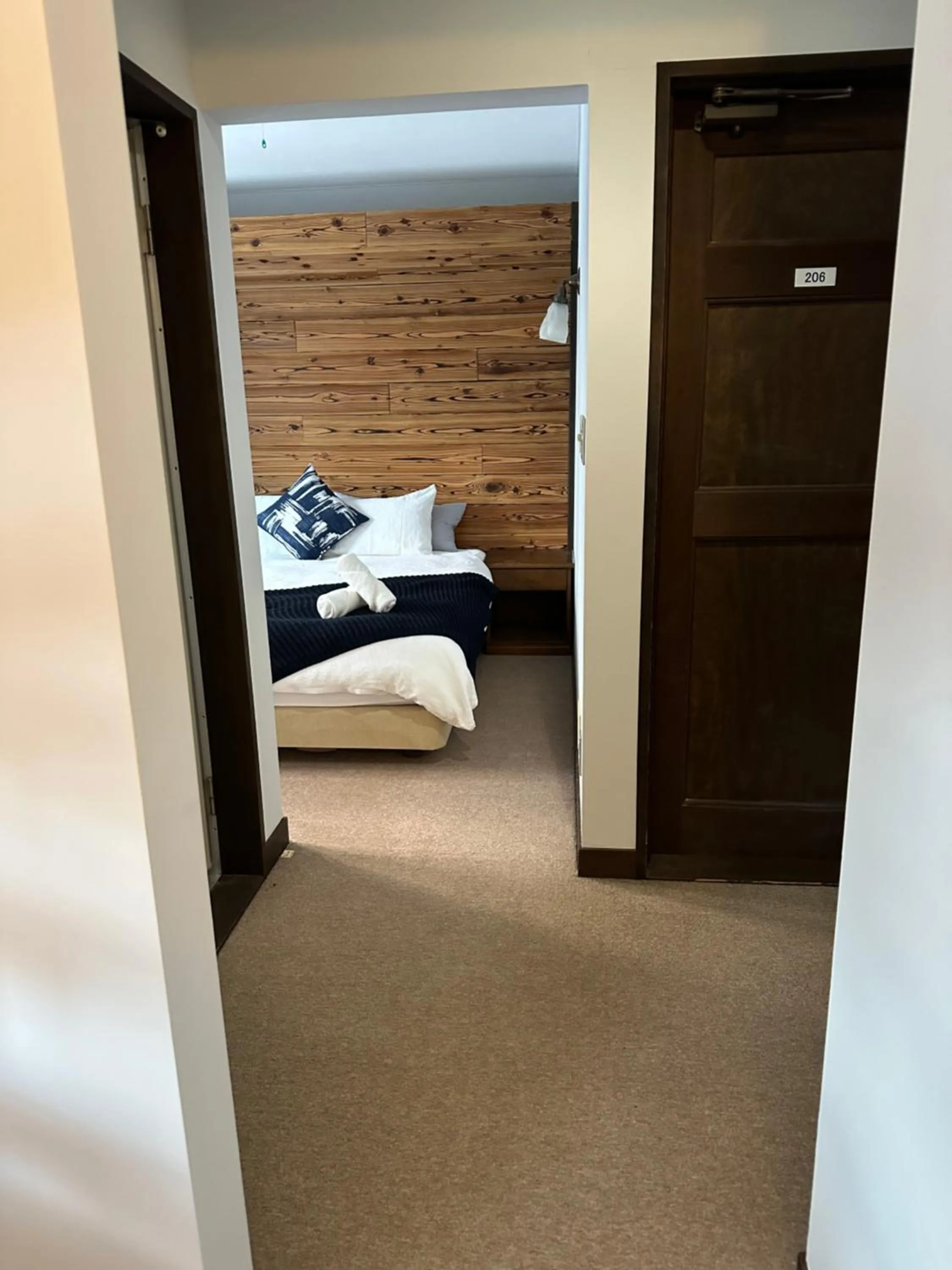 Bed in Legend Inn Myoko