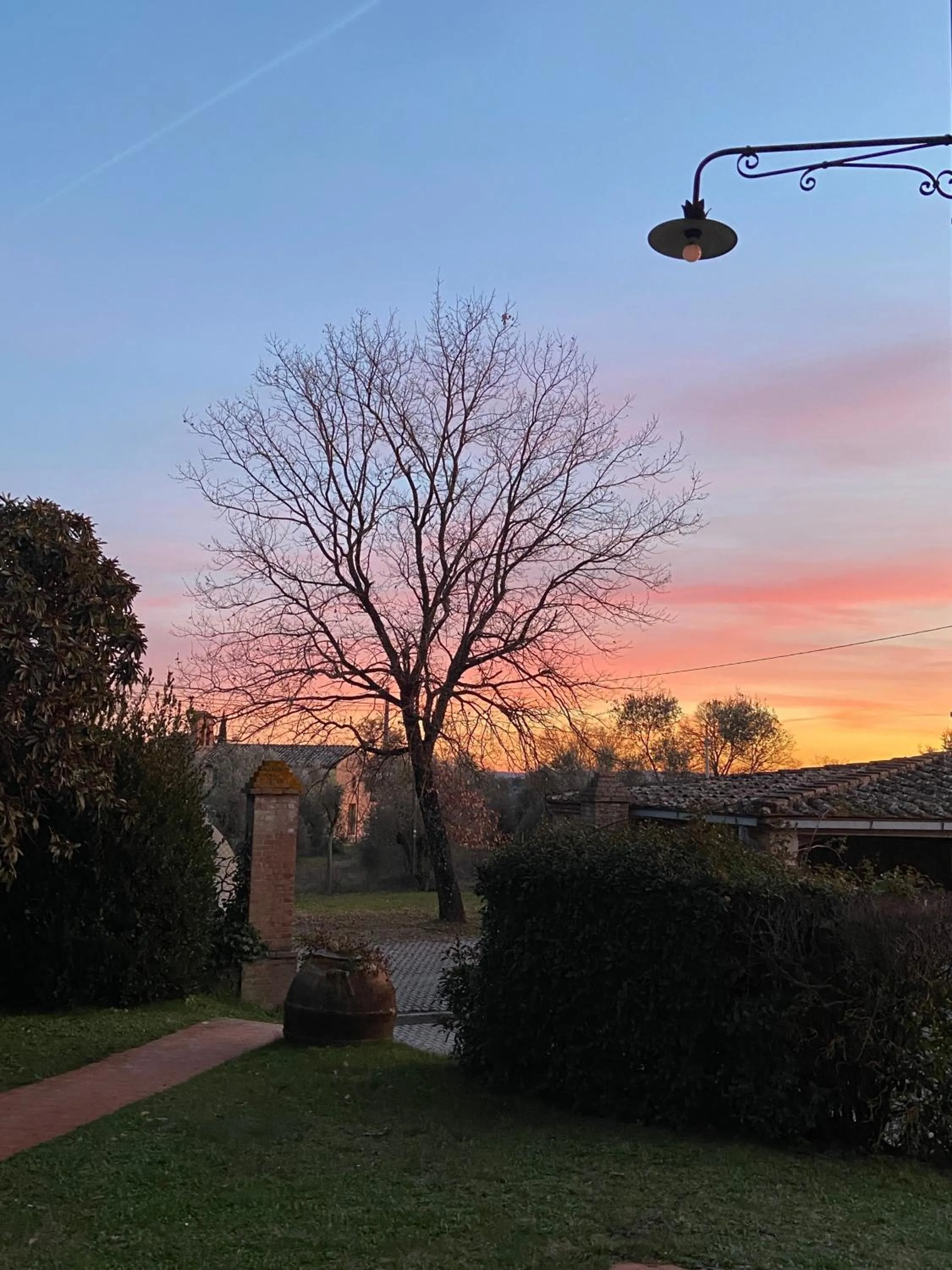 Sunset in CasaLeTolfe Residence