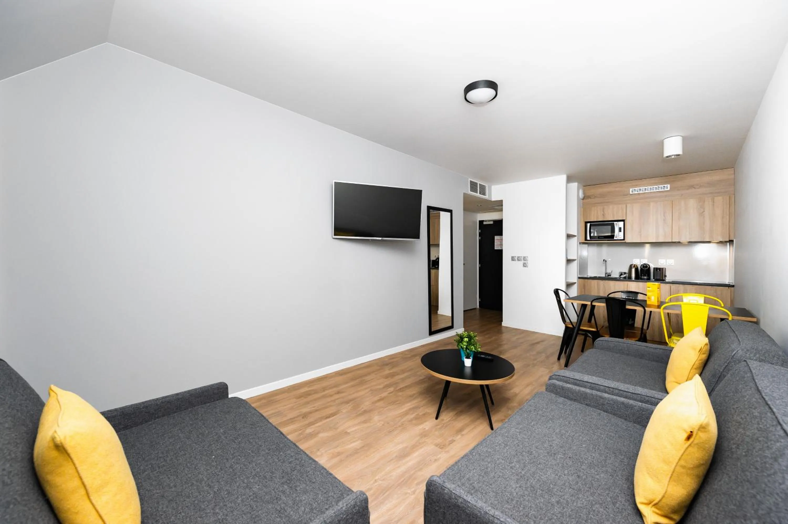 Kitchen or kitchenette in Staycity Aparthotels near Disneyland Paris