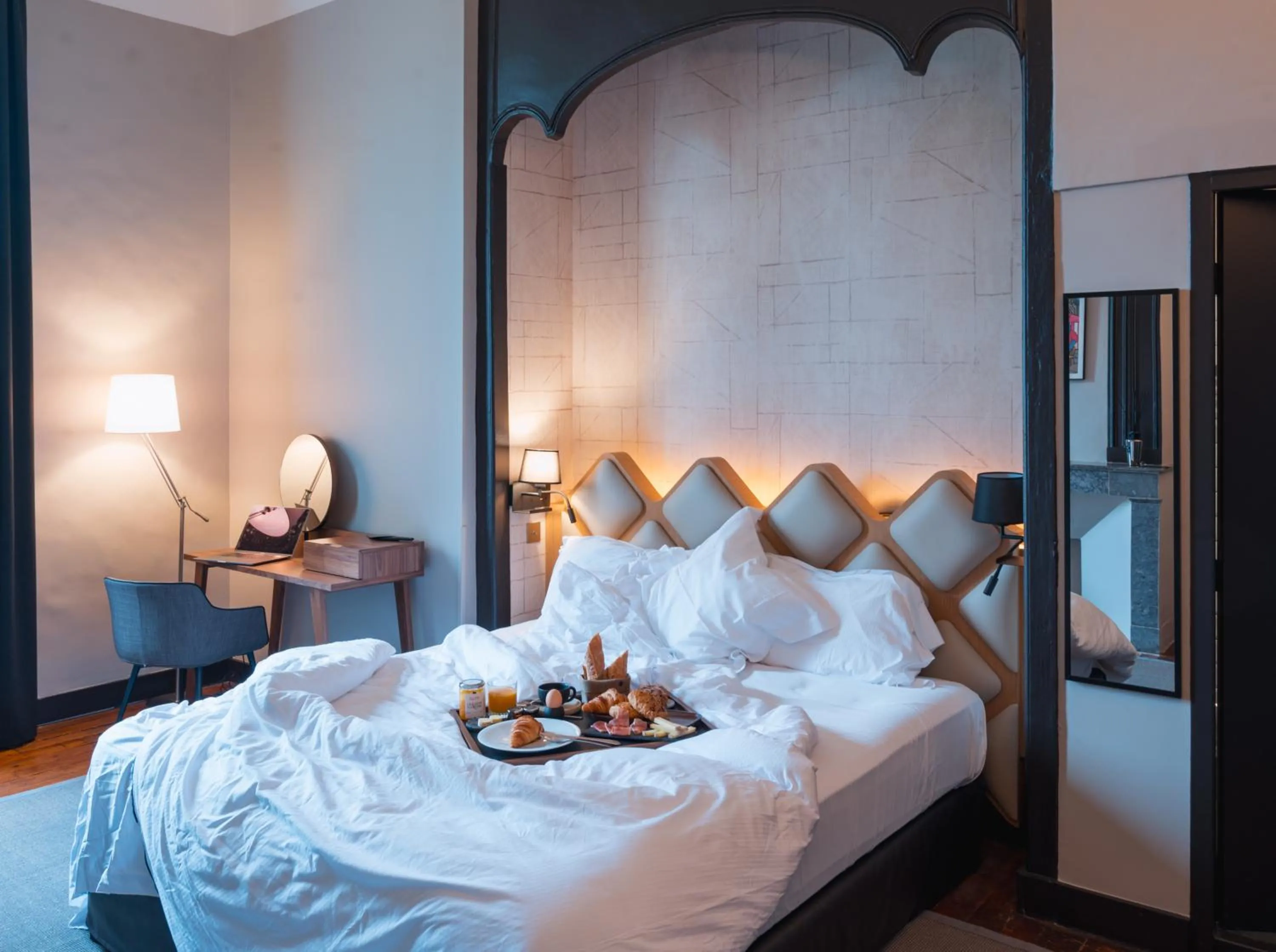 Bedroom, Bed in Le Monastère de Saint Mont Hôtel & Spa