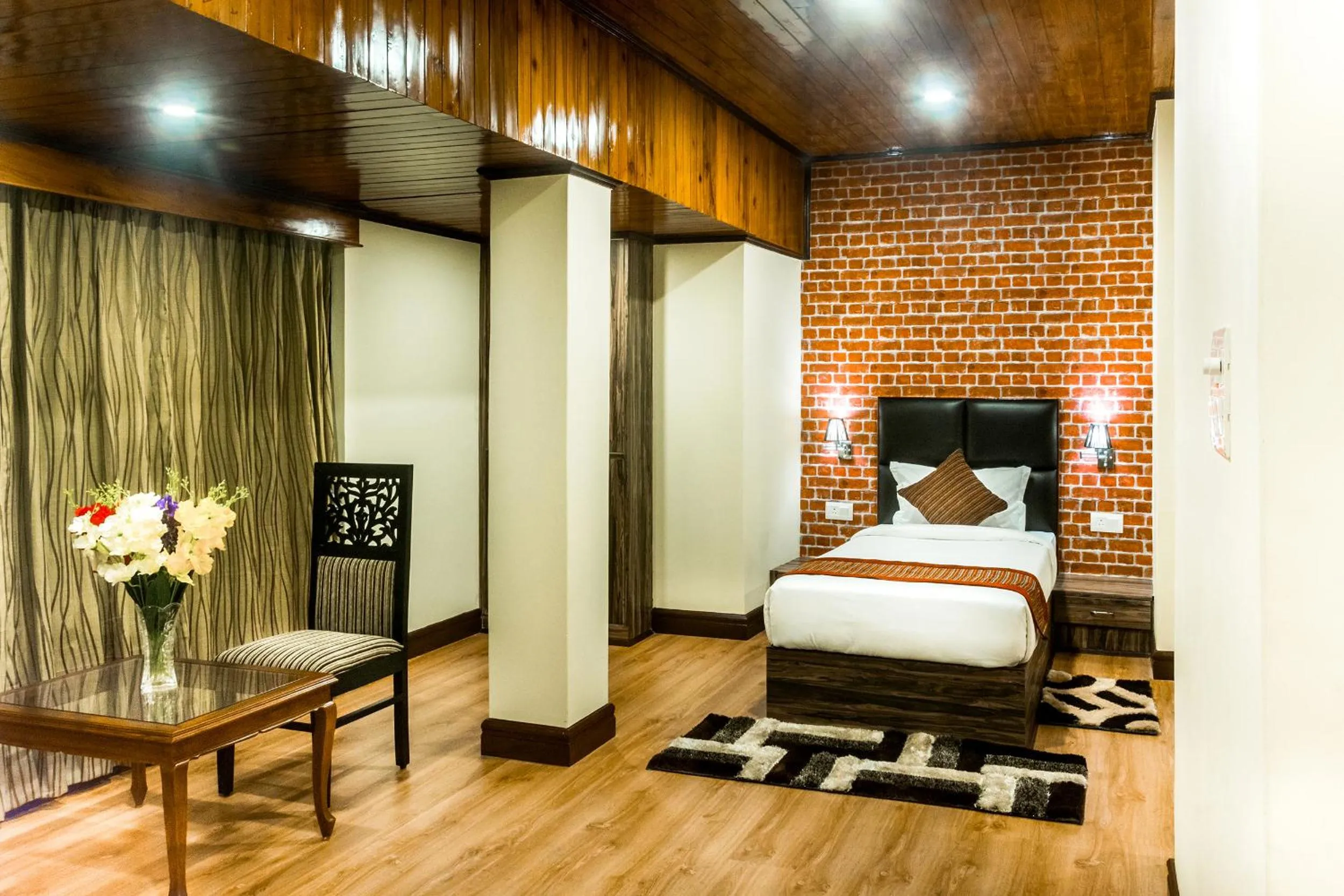 Bed in Ecotel Tin Tin Bijanbari