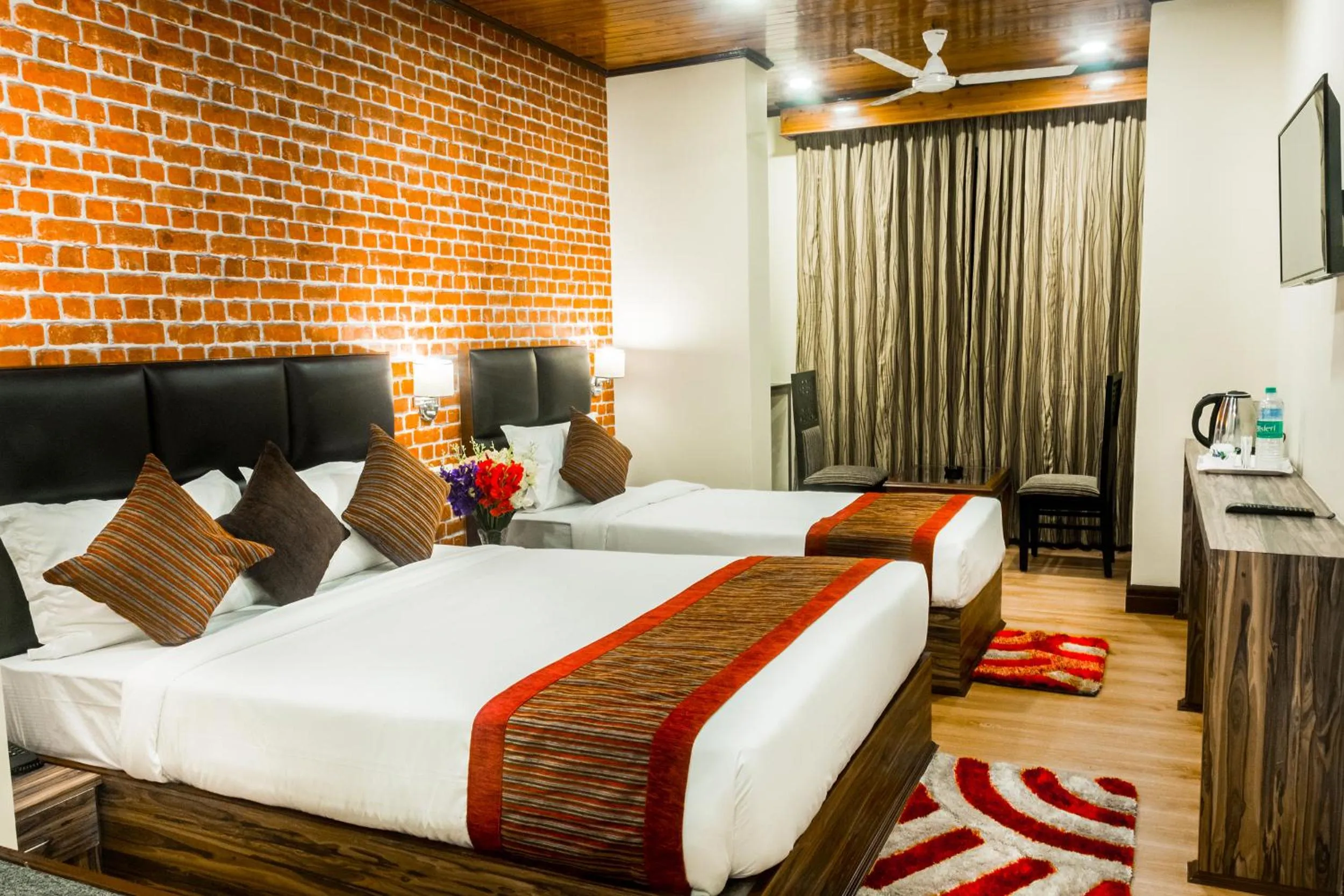 Bed in Ecotel Tin Tin Bijanbari