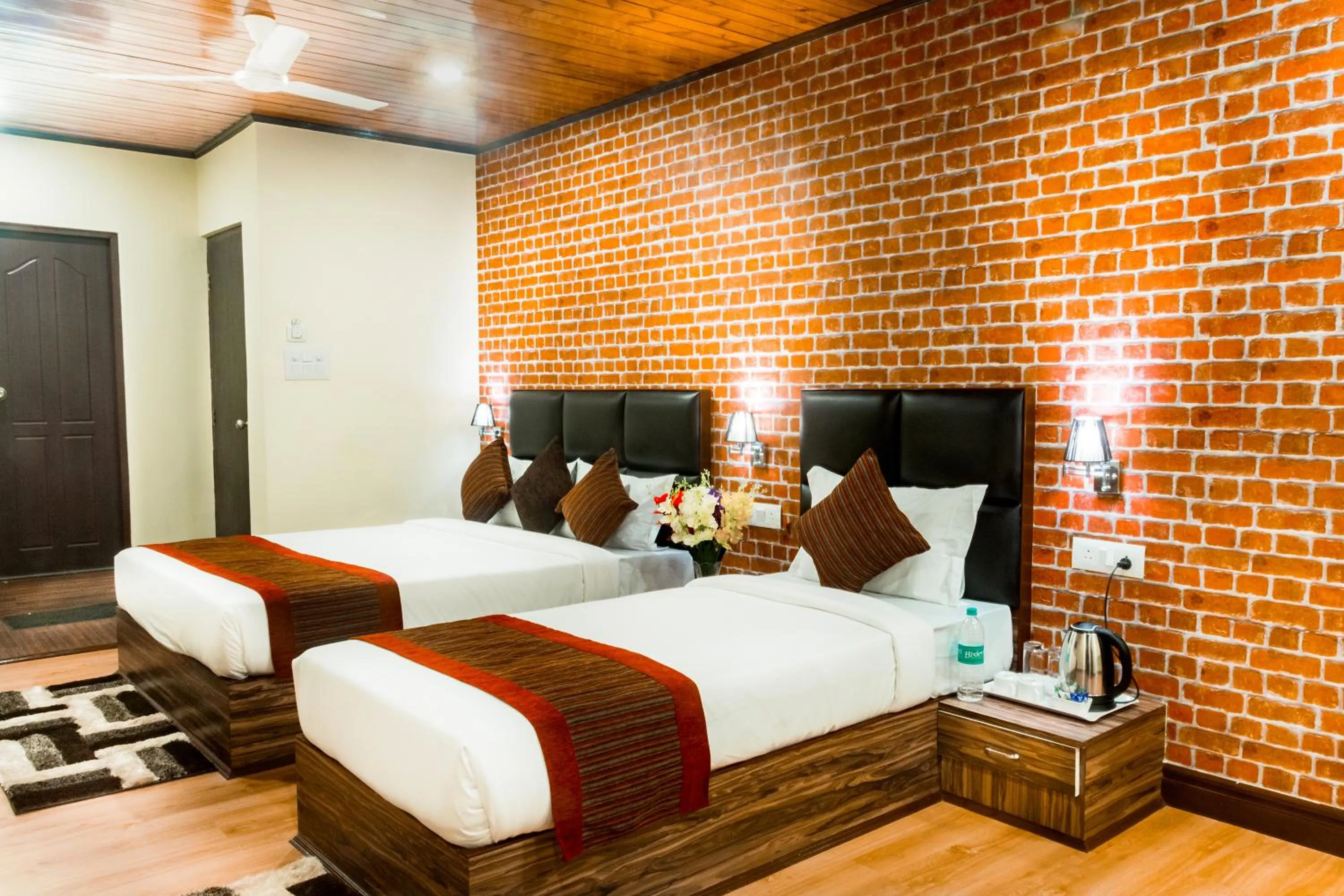 Bed in Ecotel Tin Tin Bijanbari