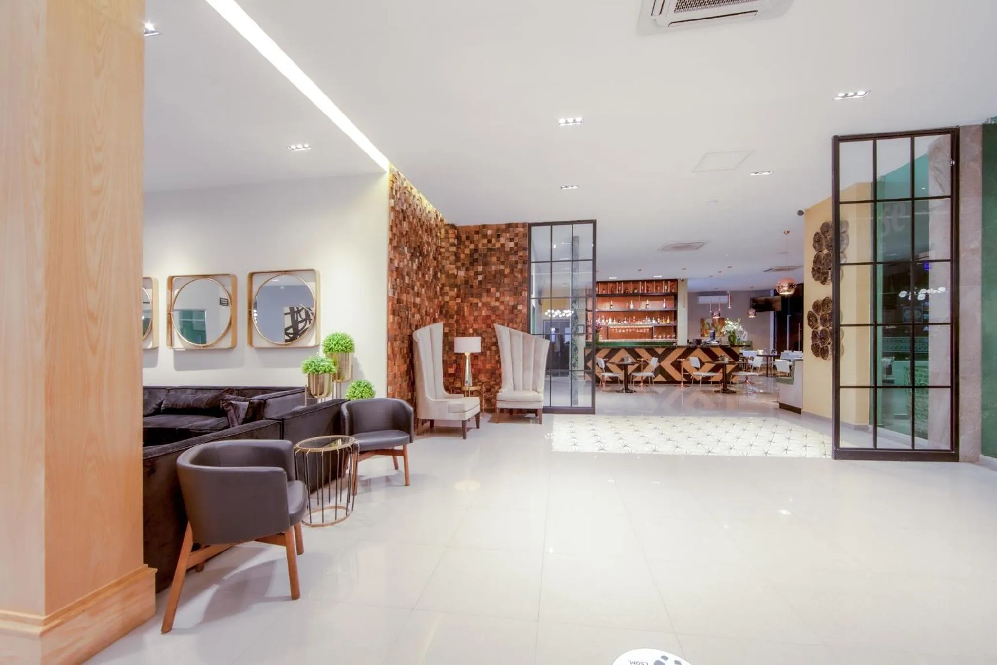 Lobby or reception in InHouse Hotel Culiacán