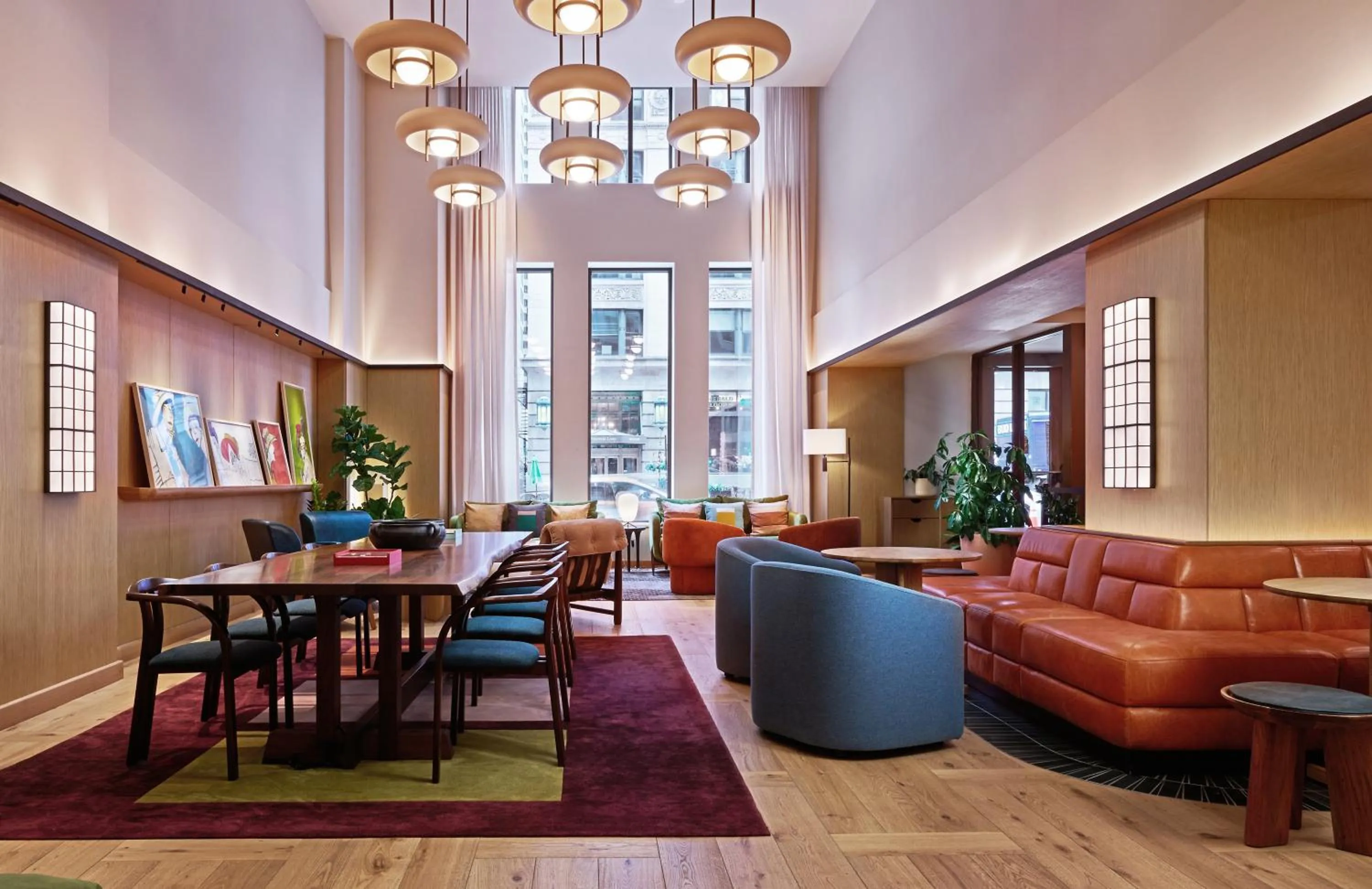 Seating area in L7 Chicago by LOTTE